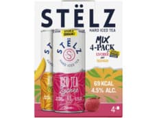 Stelz Hard Iced Tea 4-pack Mango/Lychee