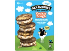 Ben & Jerry's Cookie dough sandwiches