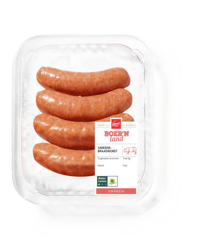 Varkens Braadworst 5st