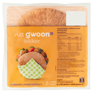 G'woon Volkoren Pitabroodje