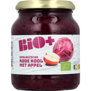 Bio+ Rode Kool Met Appel