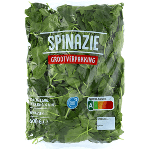 Gewassen Spinazie