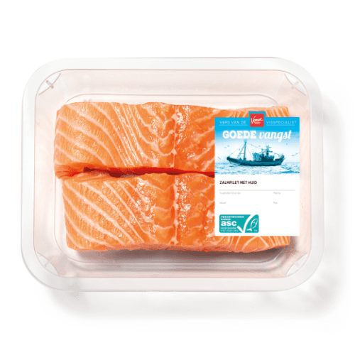 Goede Vangst Zalmfilet Met Huid 2st