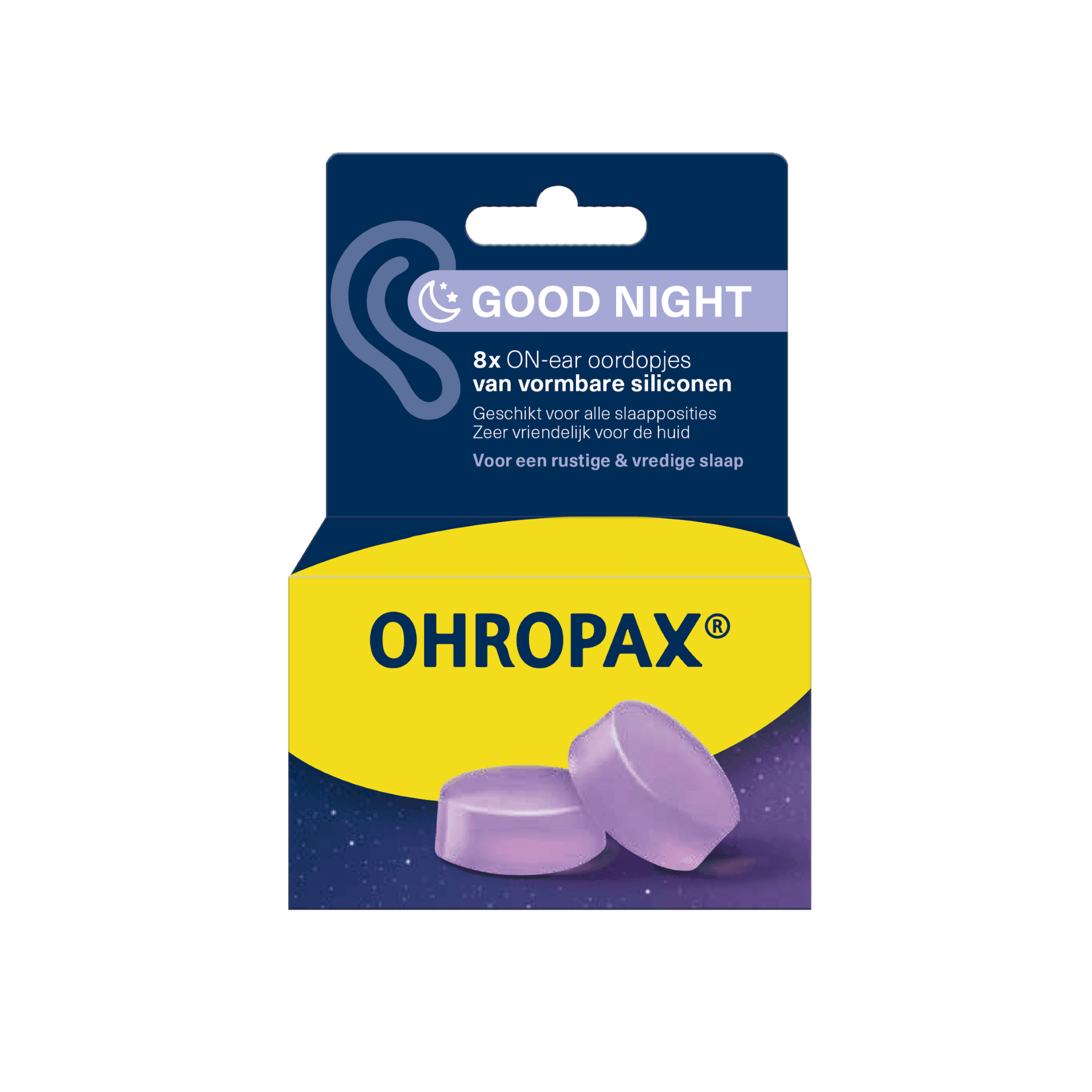 Ohropax oordoppen goede nacht