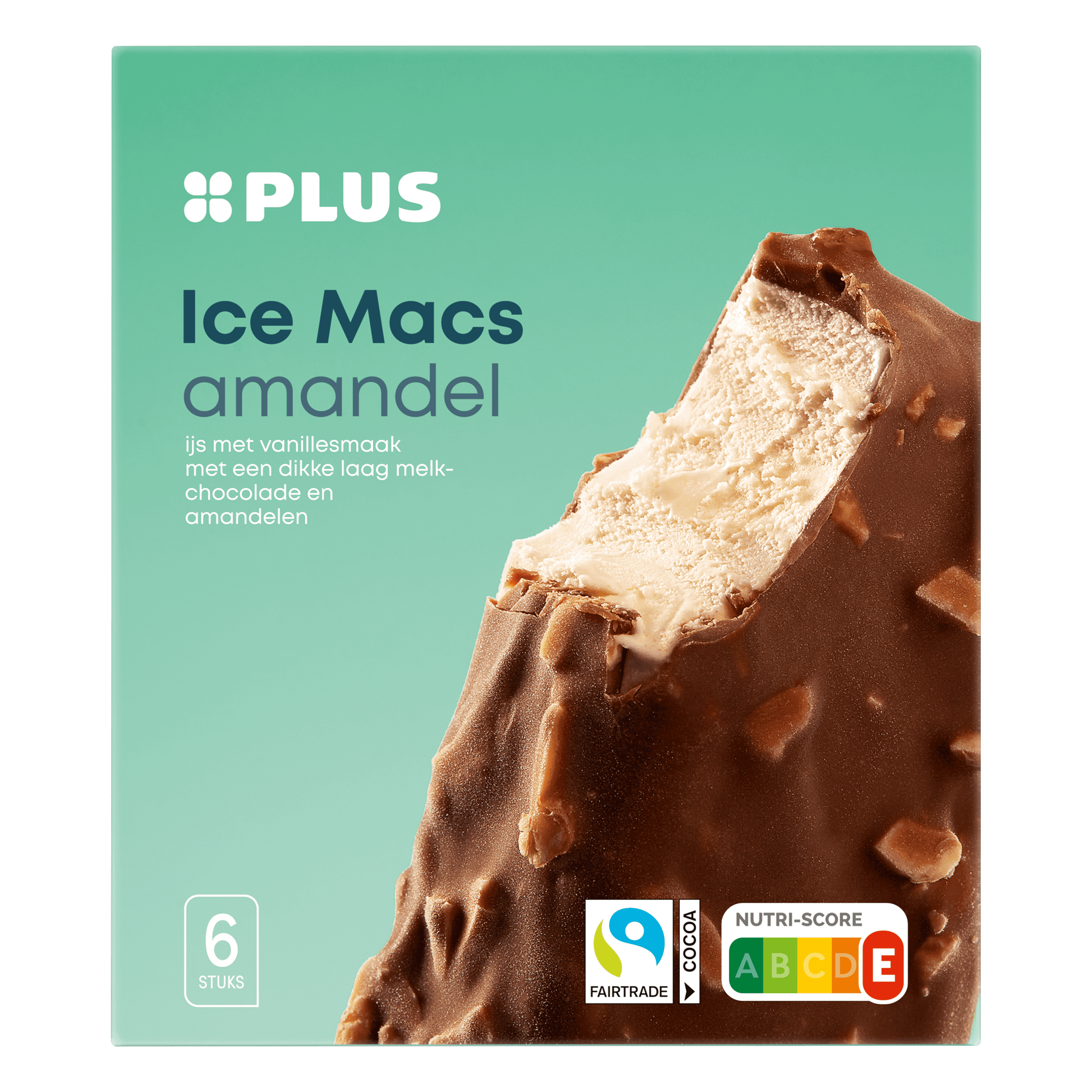 PLUS Icemacs almond Fairtrade