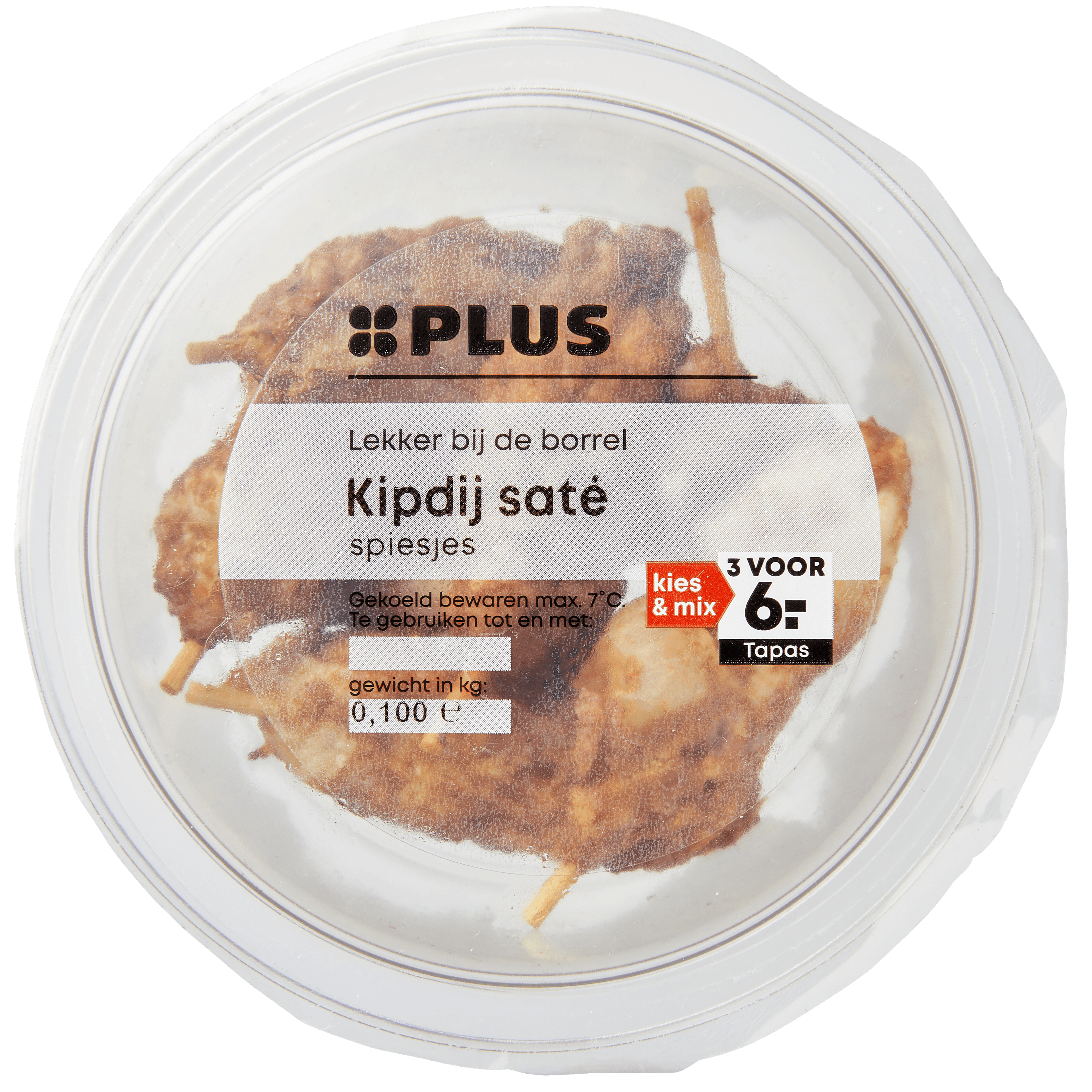 PLUS Kipspiesje saté