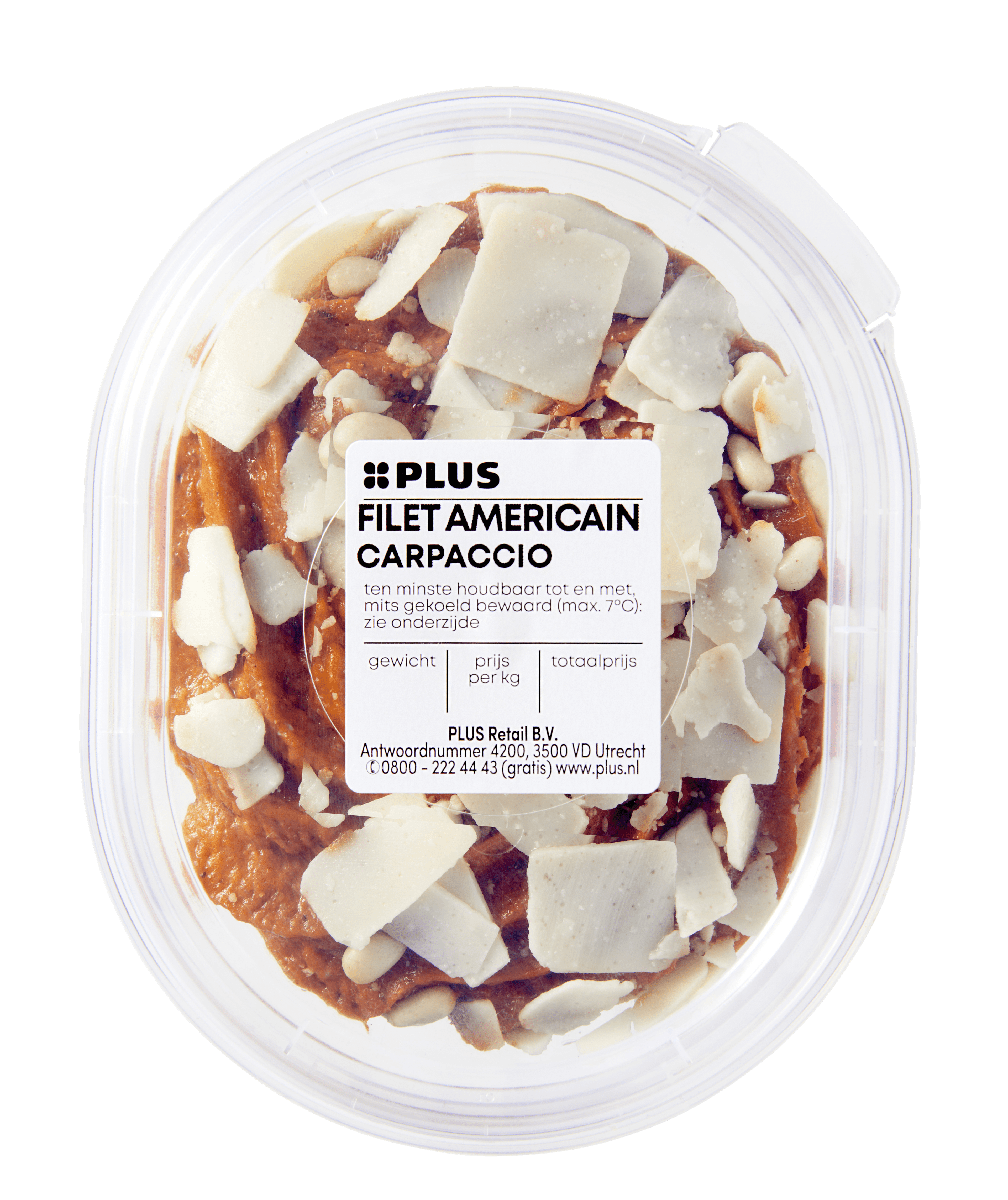 PLUS Filet americain carpaccio