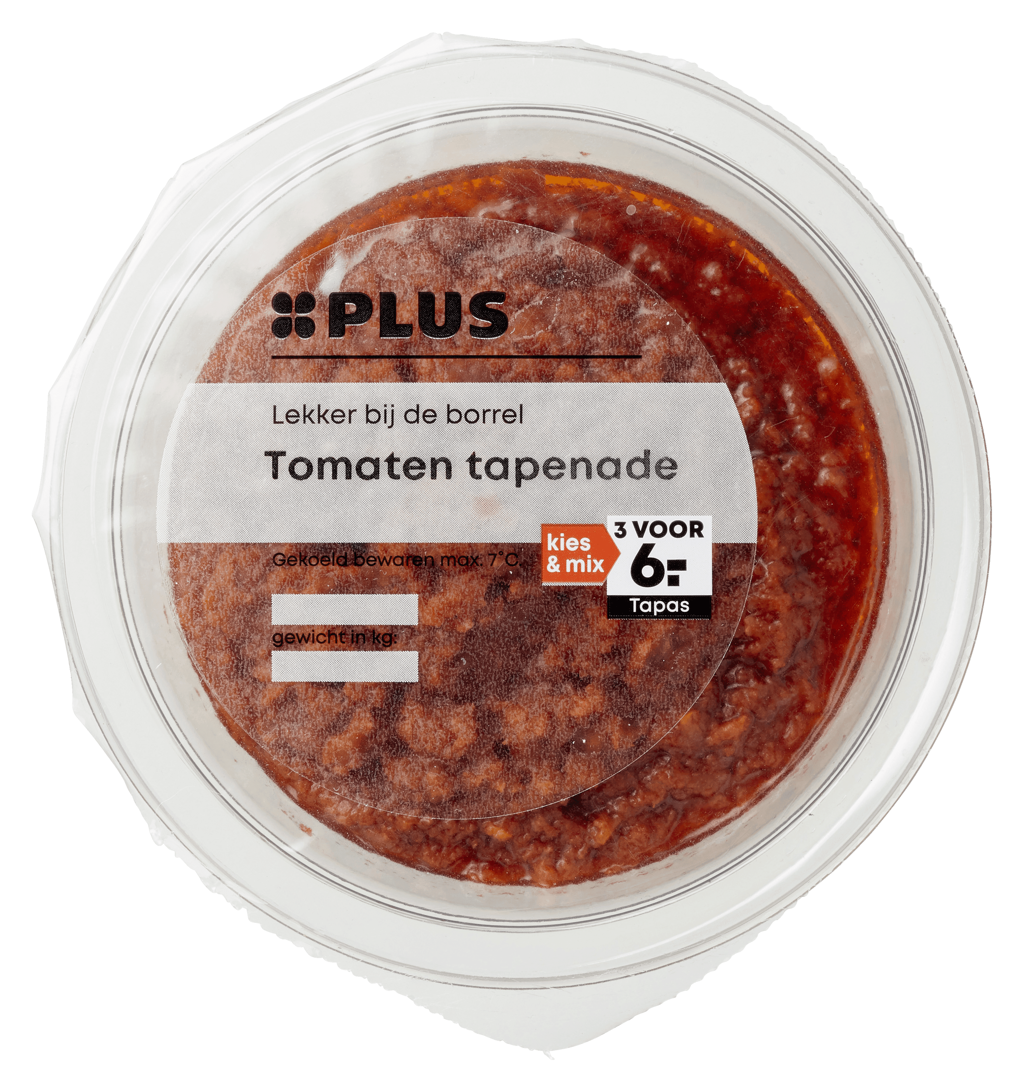 PLUS Zongedroogde tomatentapenade