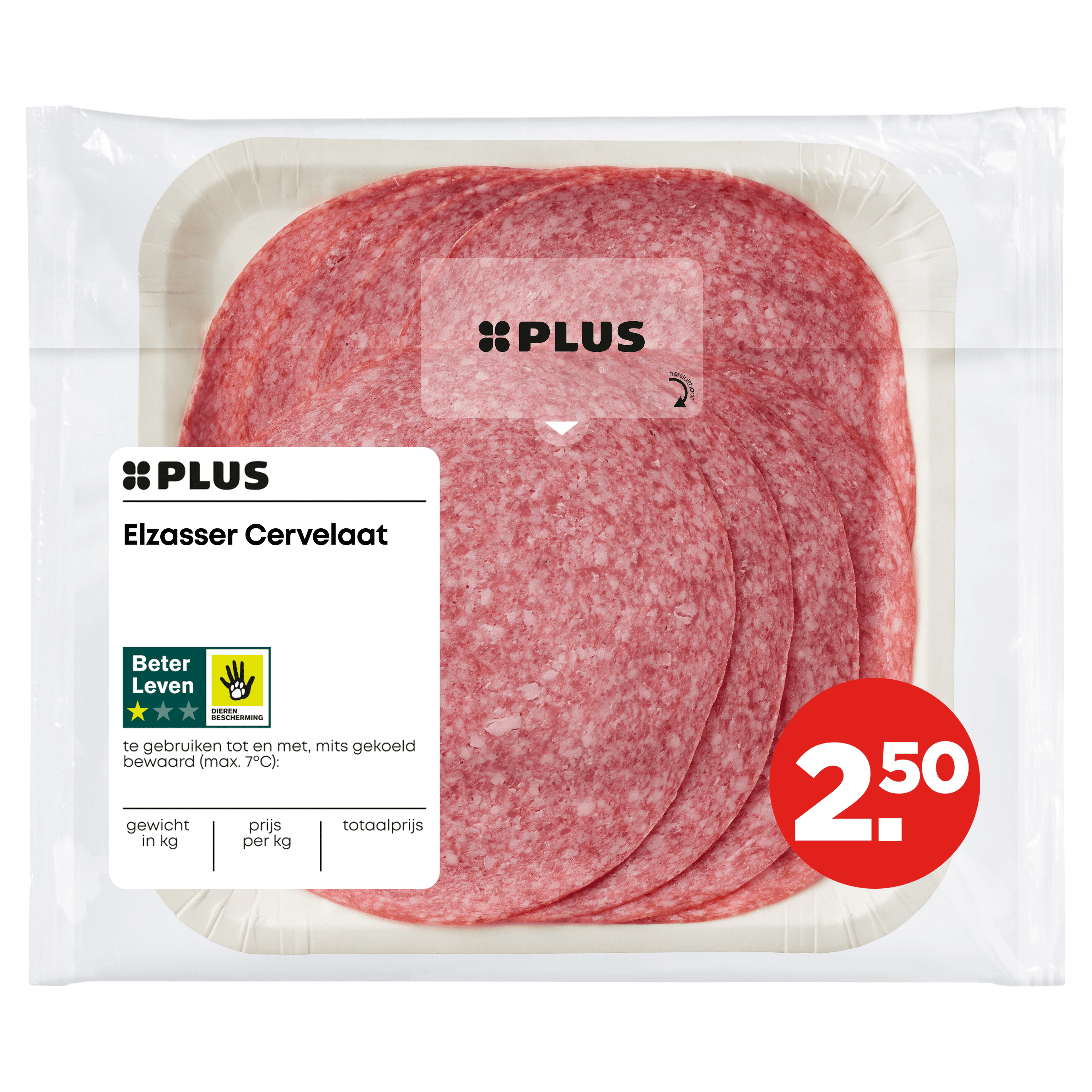 PLUS Elzasser Cervelaat