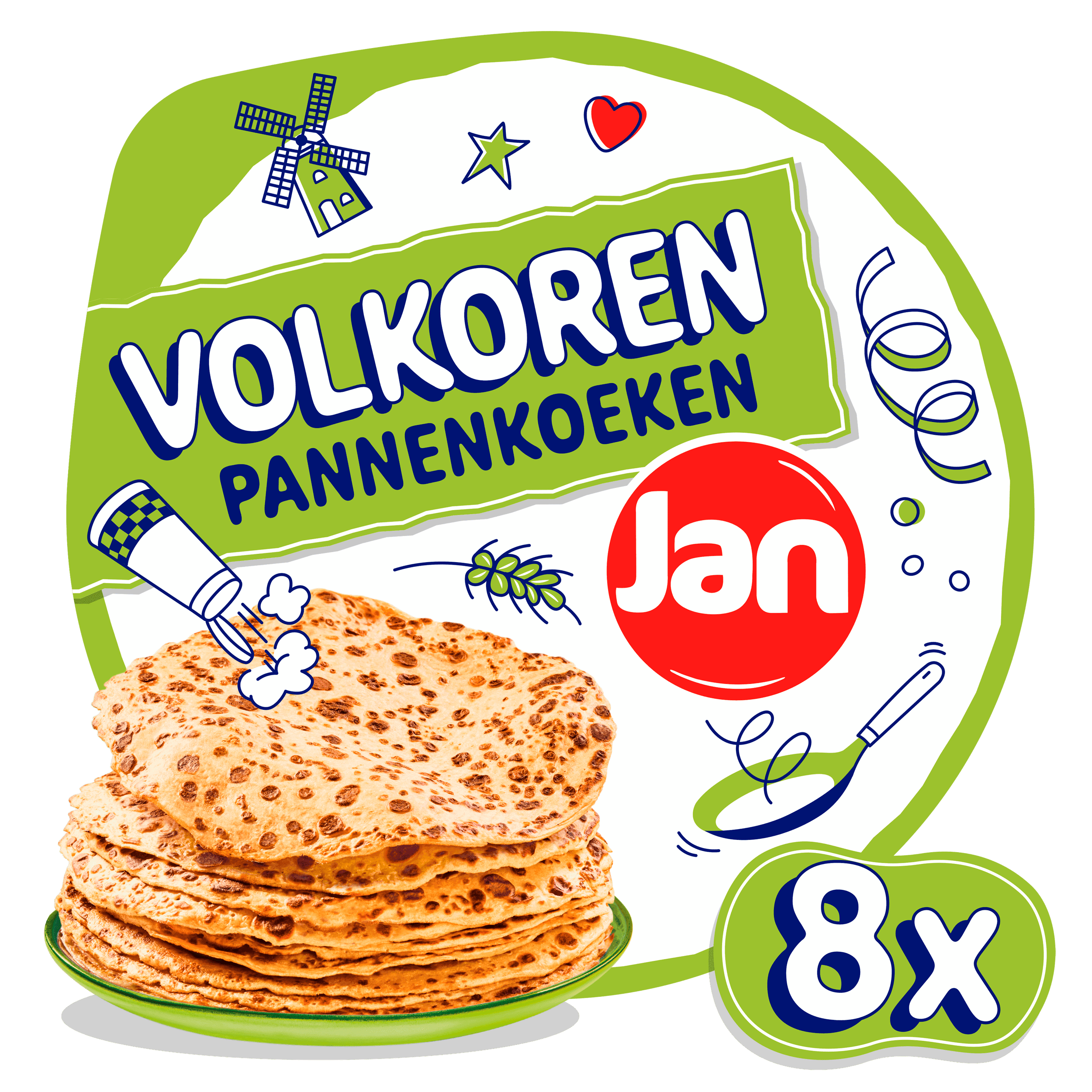 Jan Volkoren pannenkoeken