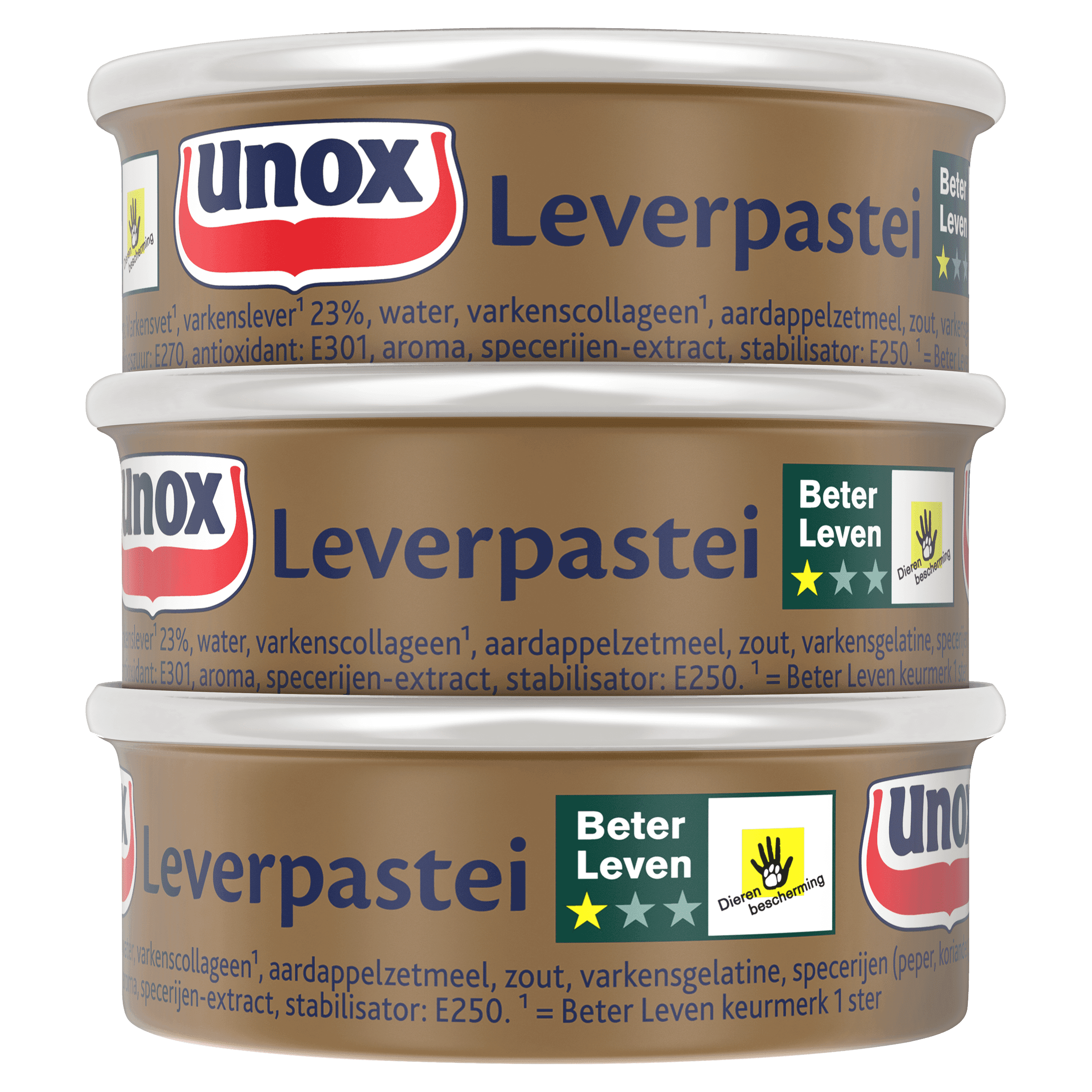 Unox Leverpastei 3-pack