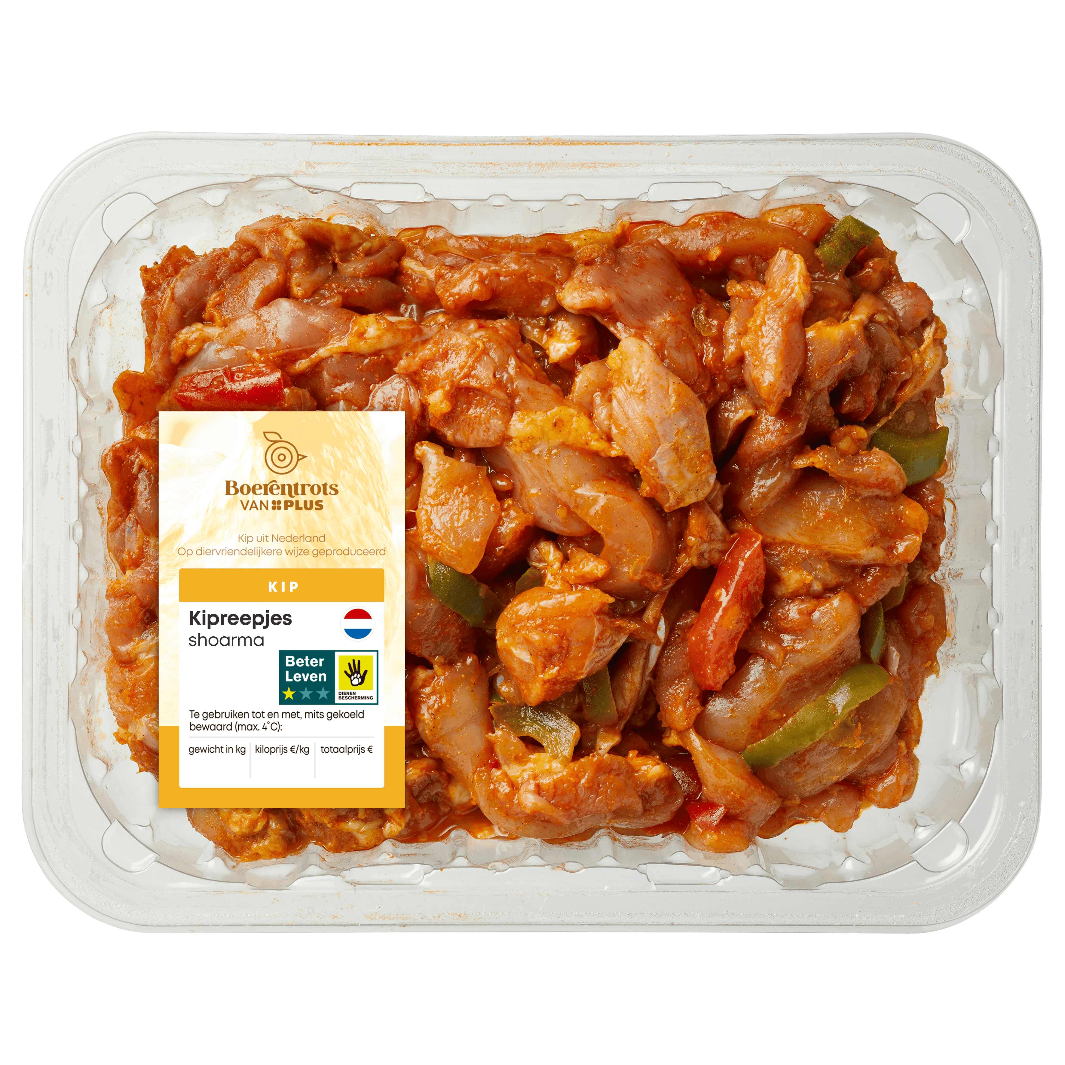 PLUS Boerentrots Kipreepjes shoarma