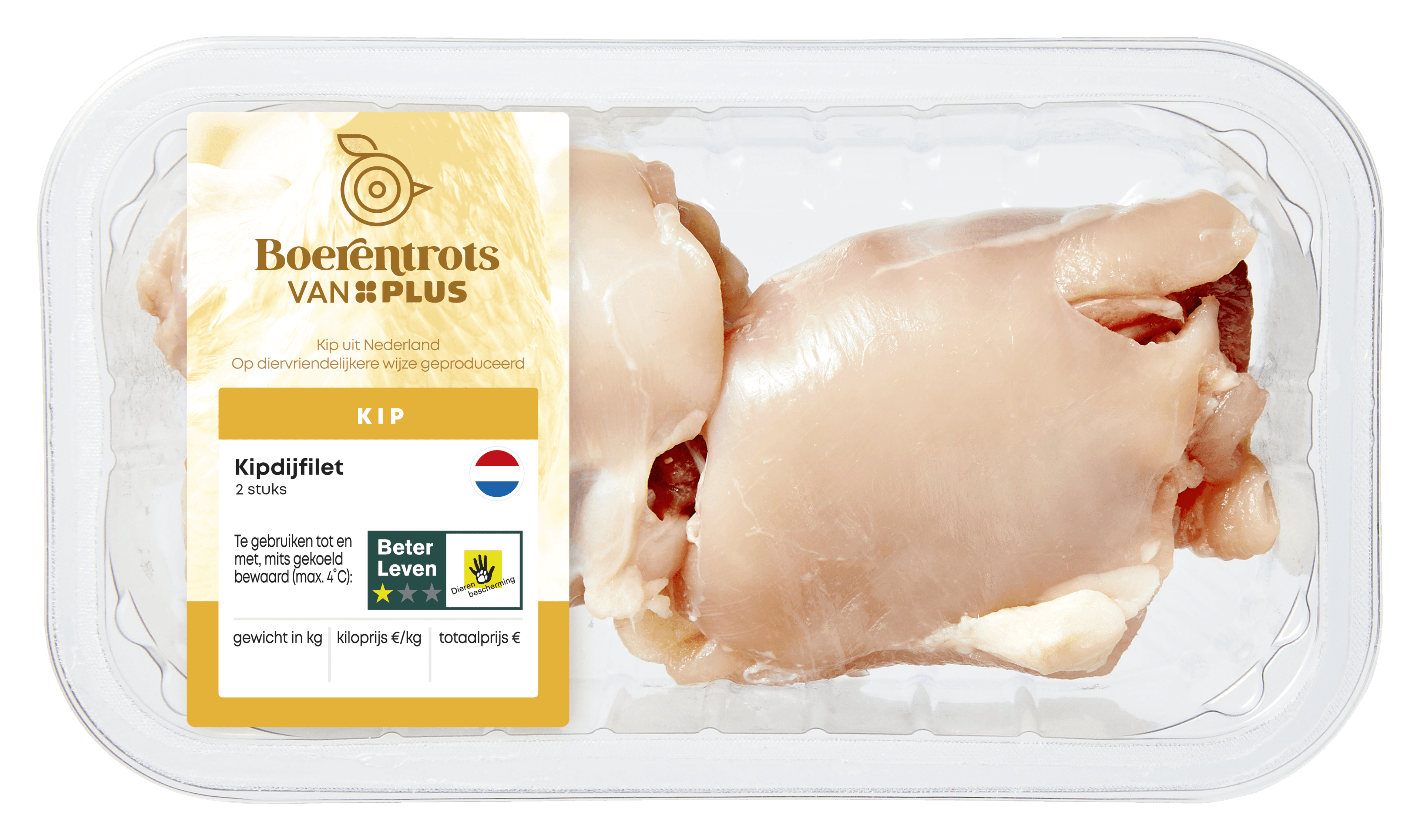 PLUS Boerentrots Kipdijfilet 2 stuks