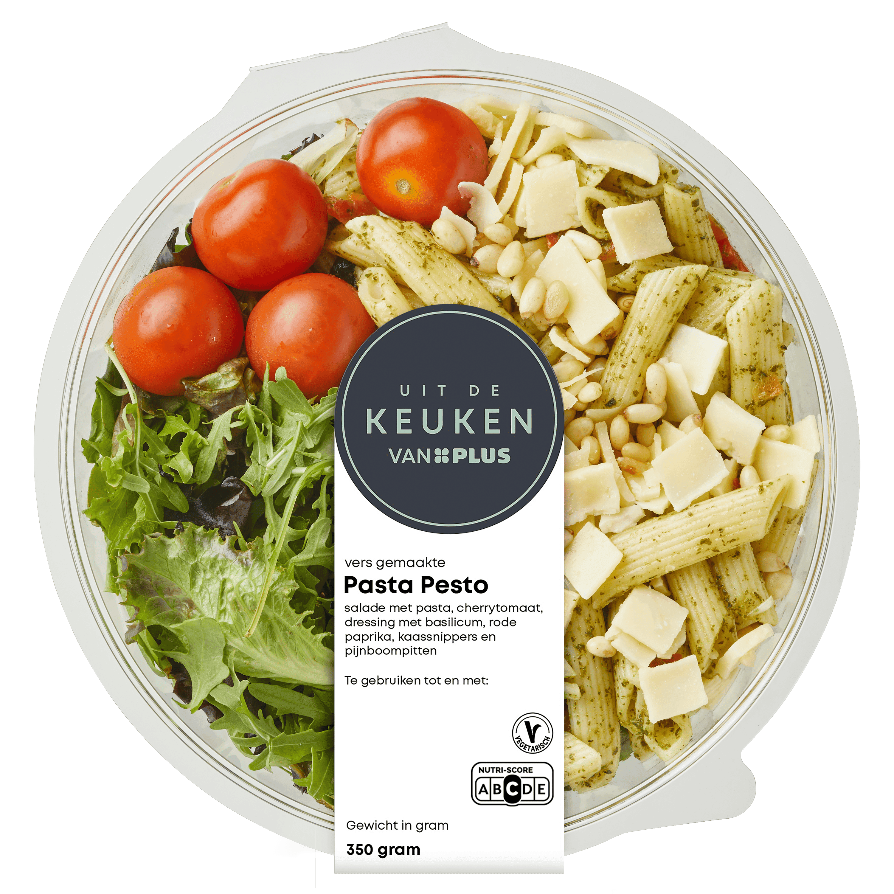 Uit de keuken van PLUS Pasta pesto salade