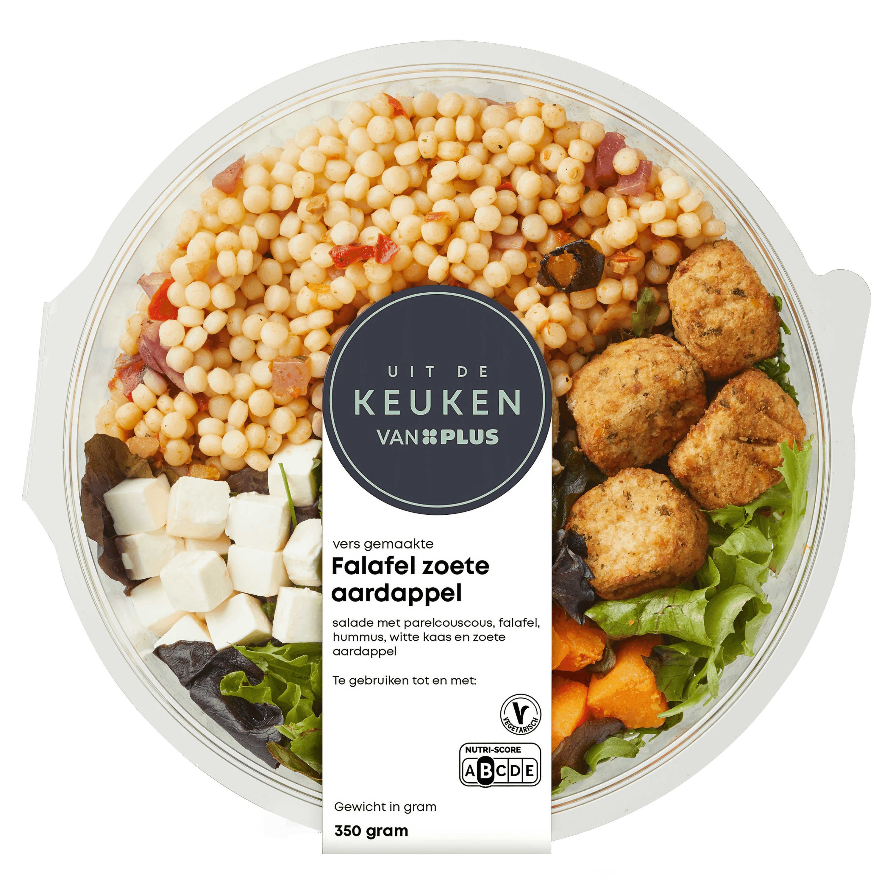 Uit de keuken van PLUS Falafel zoete aardappel salade