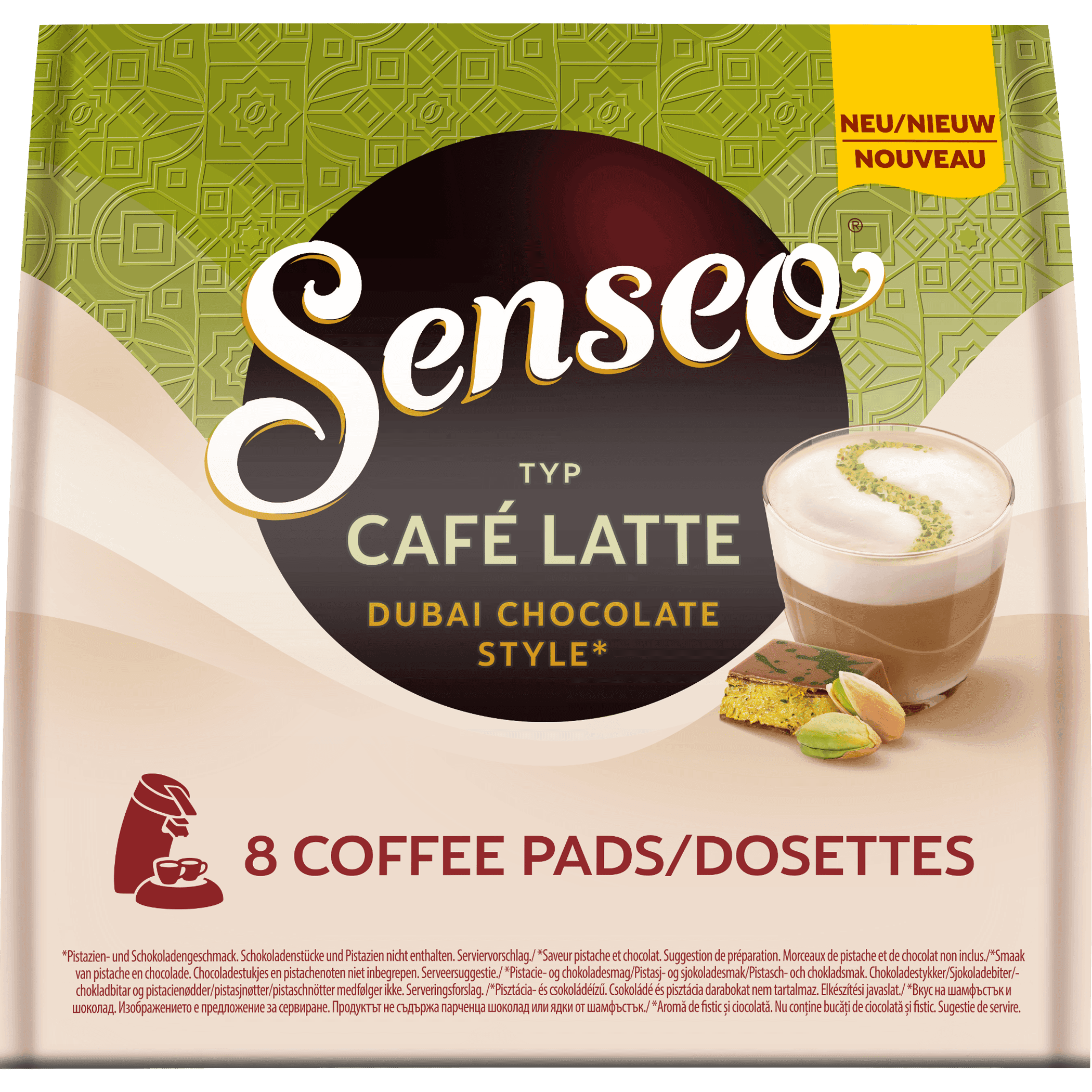 Senseo Café latte dubai chocolate koffiepads