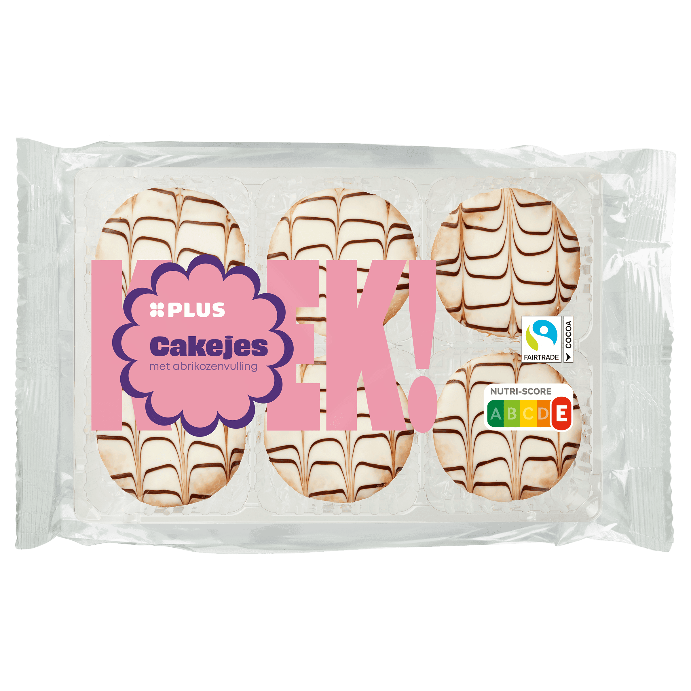 PLUS Abrikozen cakejes Fairtrade