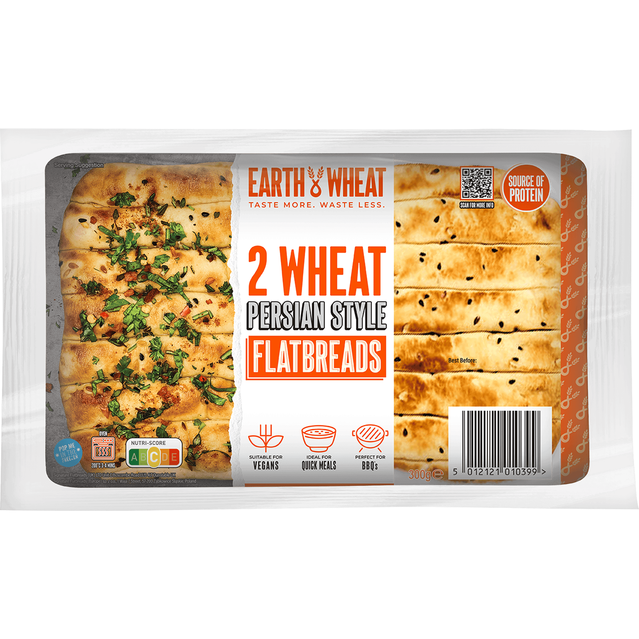 Earth & Wheat Perzisch flatbread
