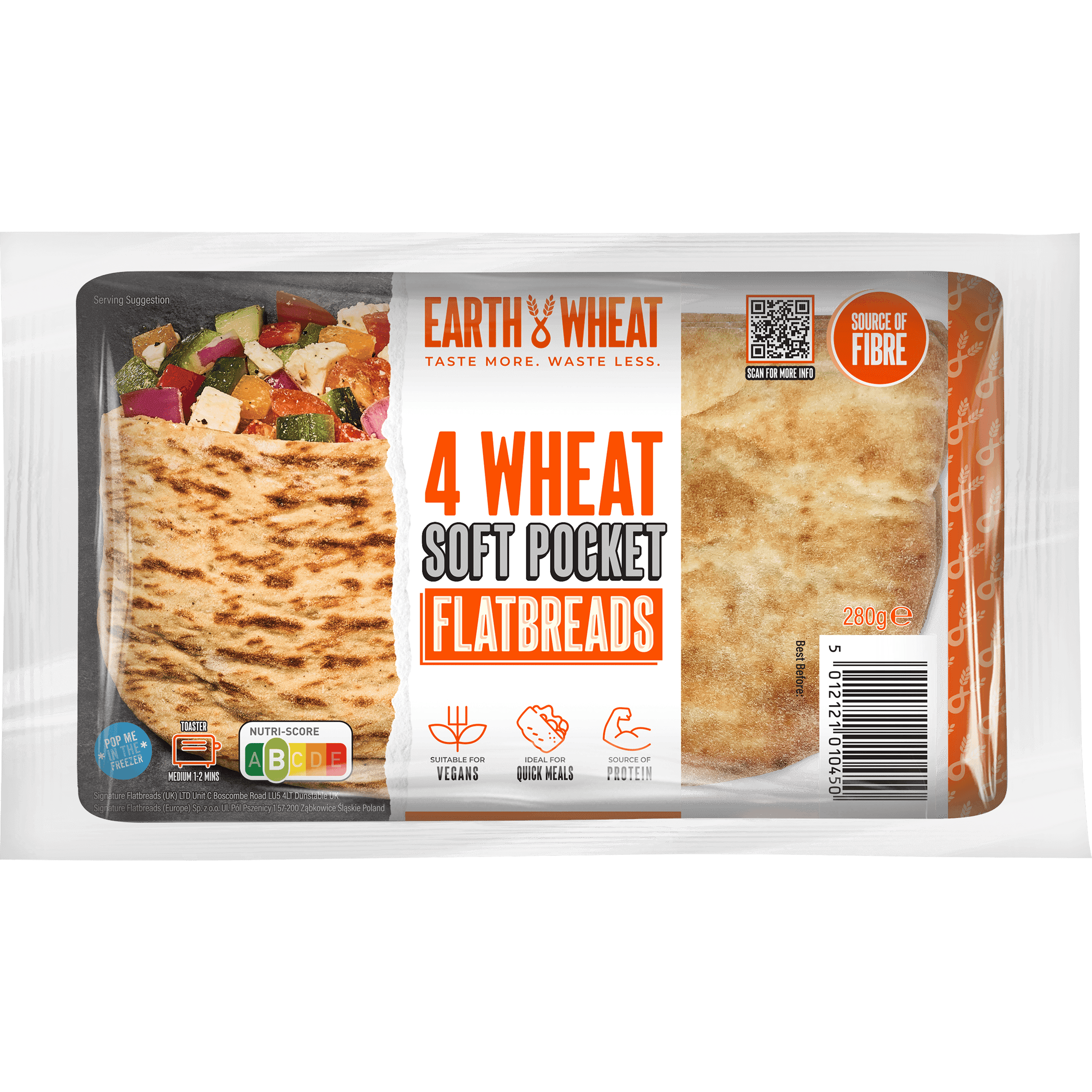 Earth & Wheat Flatbread pocket