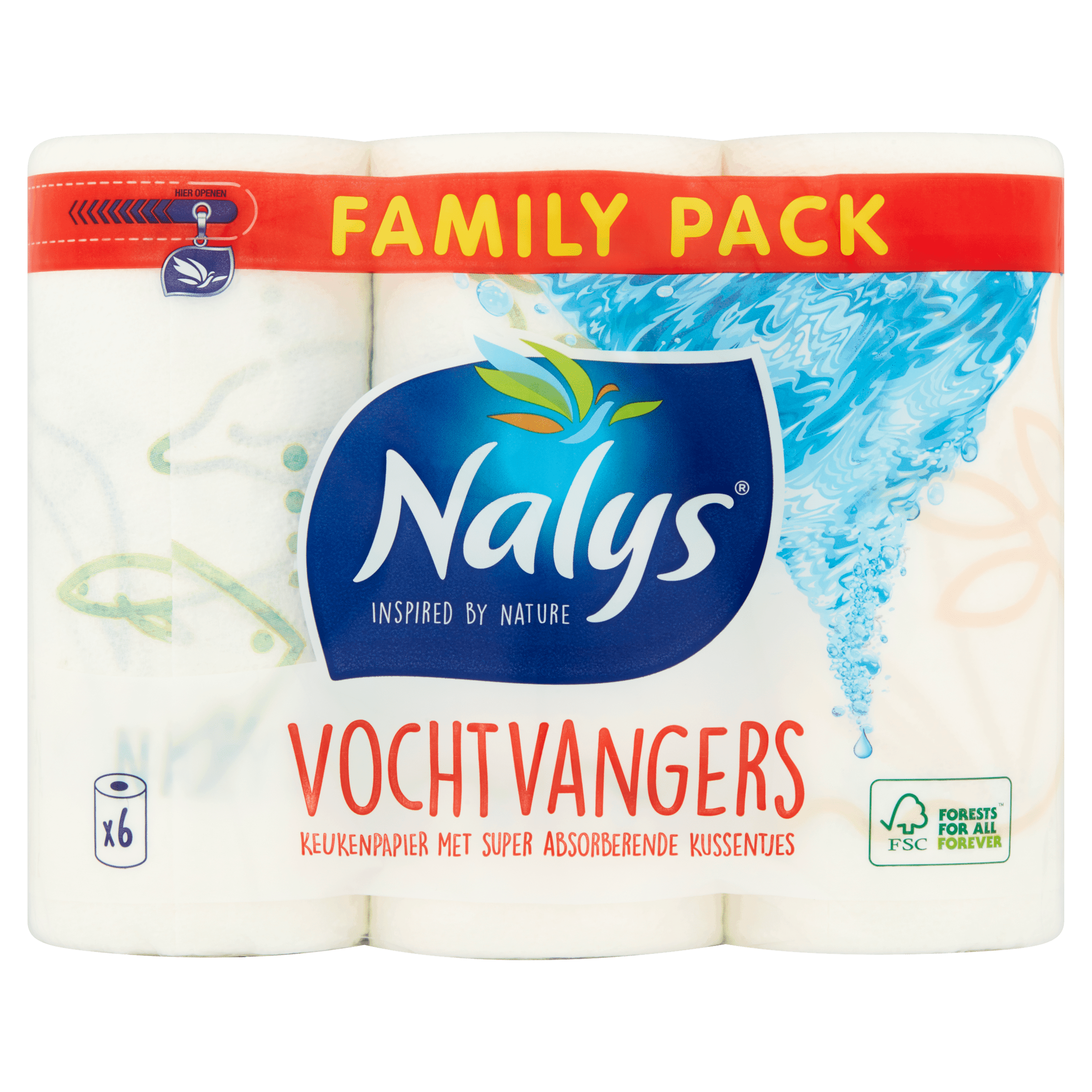 NALYS Keukenpapier Vochtvangers Fam.