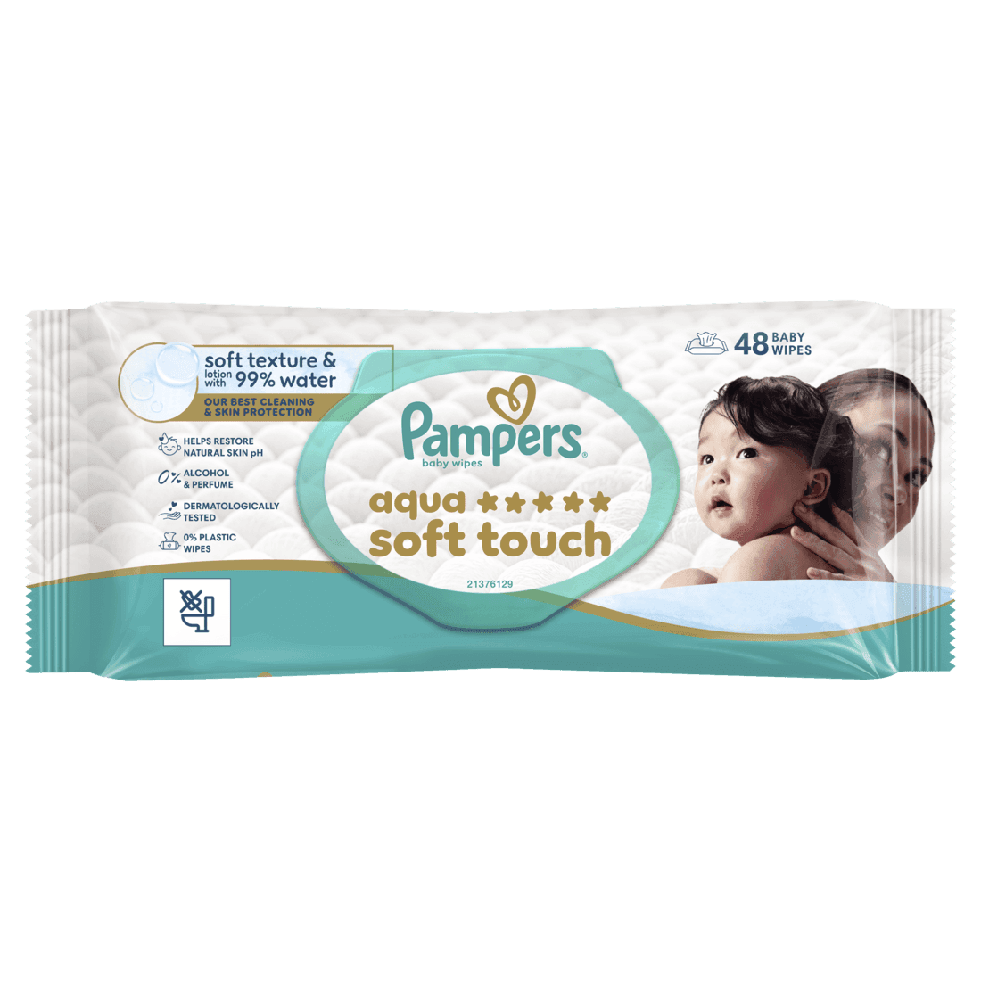 Pampers Harmonie auqa soft doekjes