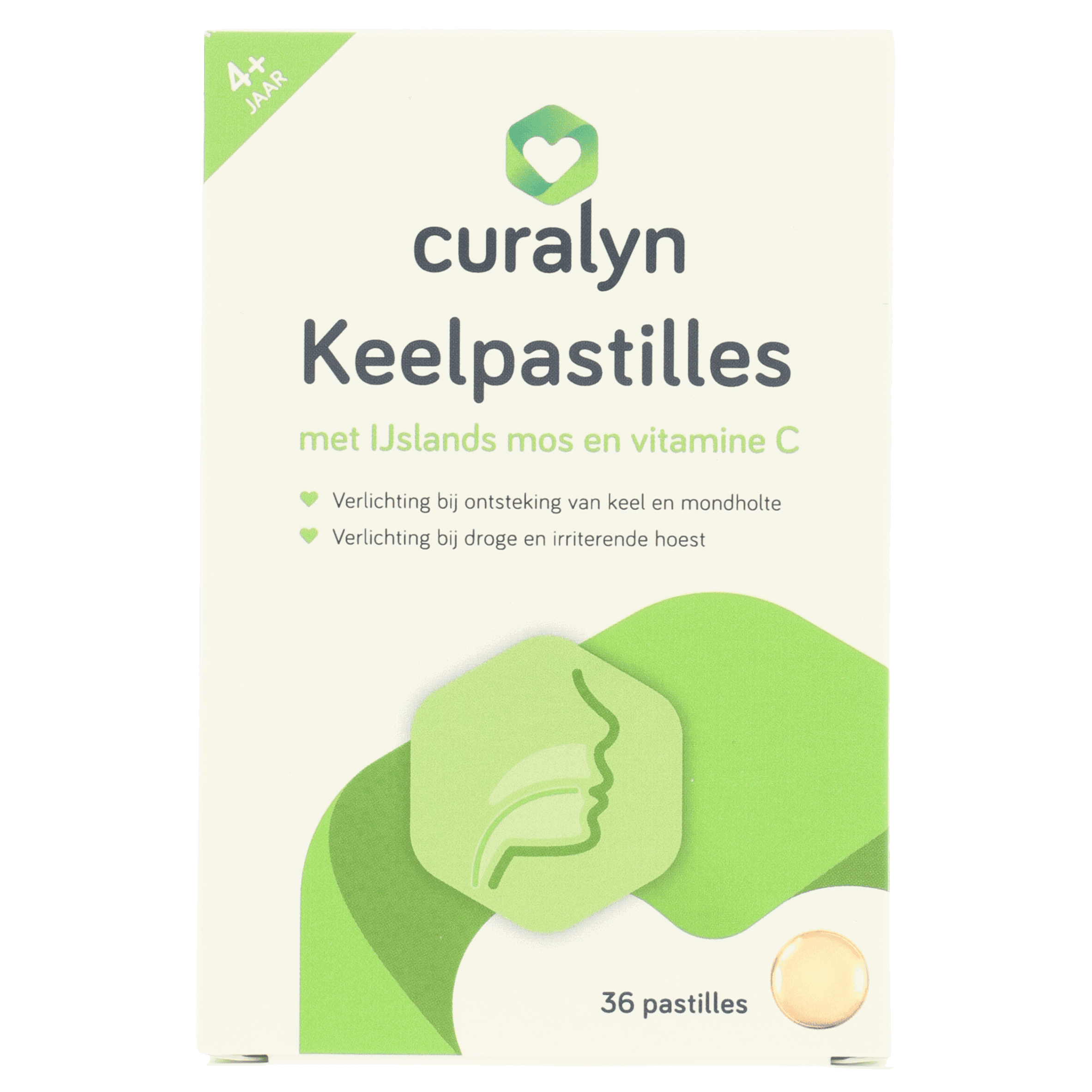 Curalyn Keelpastilles IJslands mos