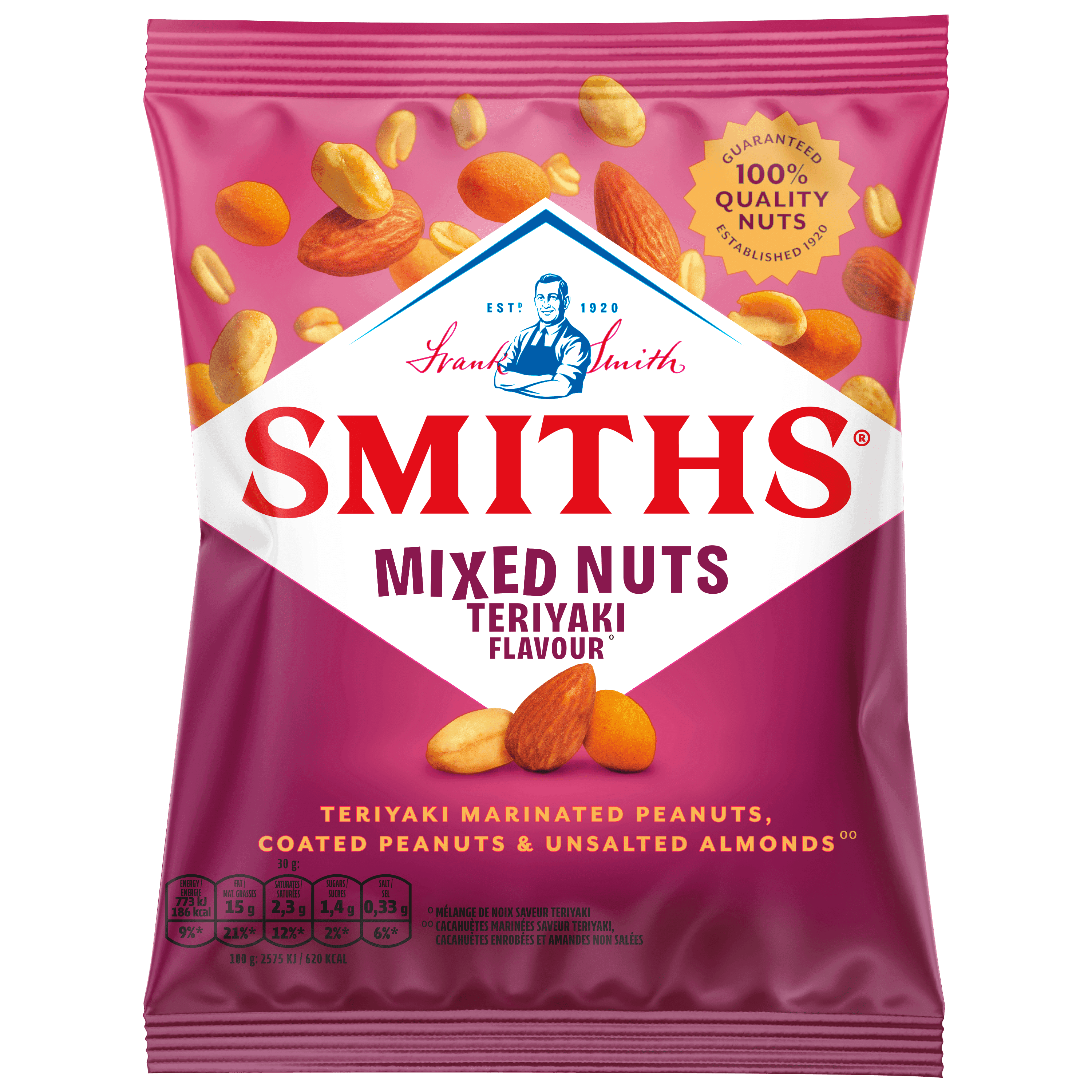 Smiths Nuts Teriyaki Mixed