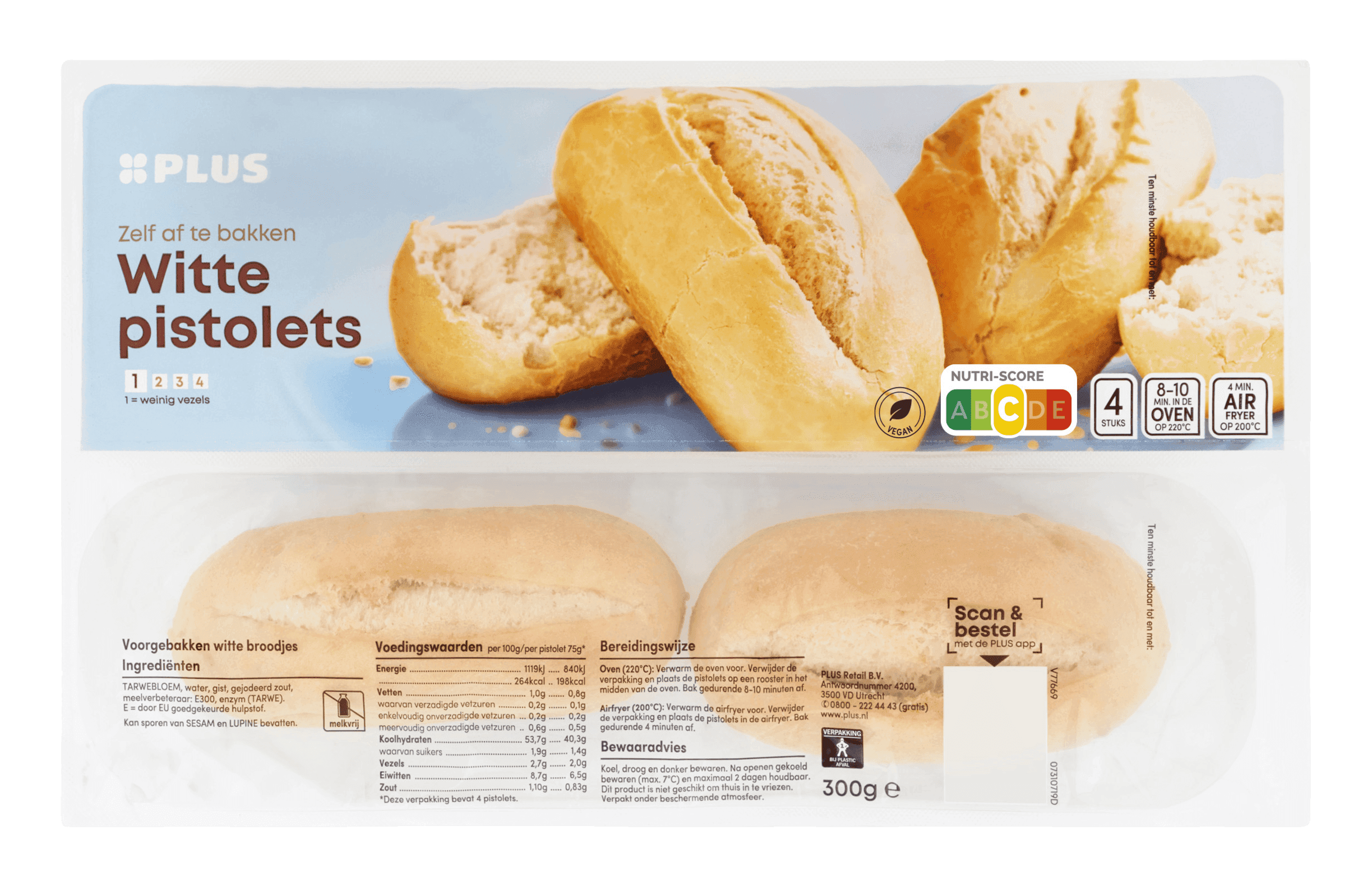 PLUS Pistolets wit
