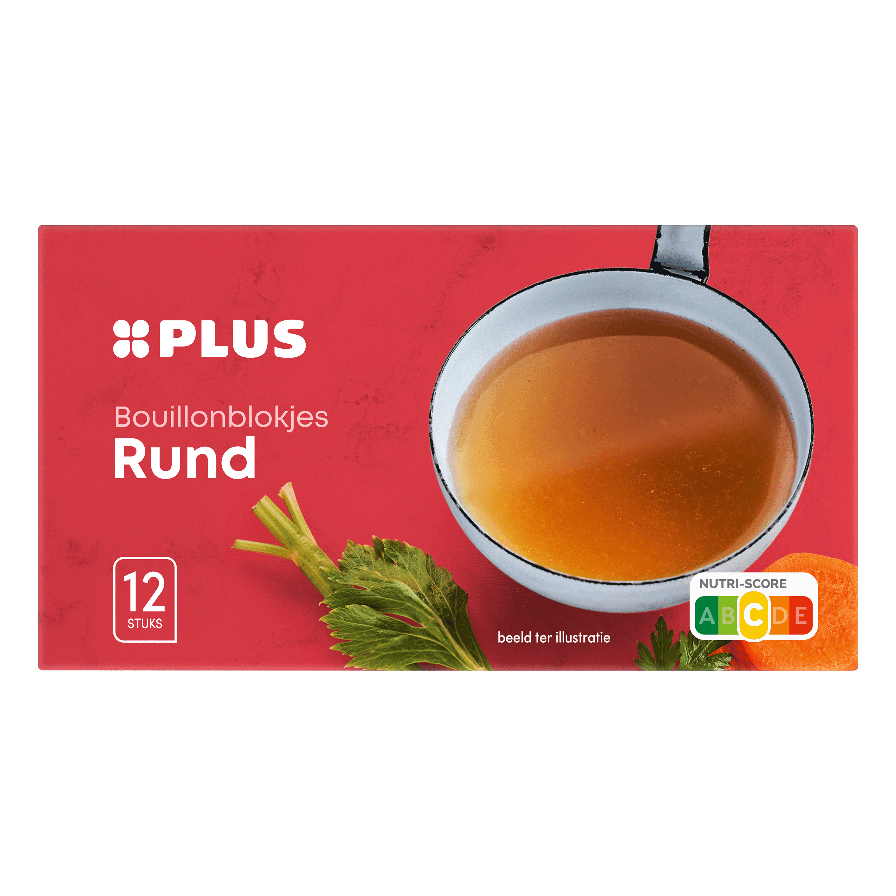 PLUS Bouillonblokjes rund