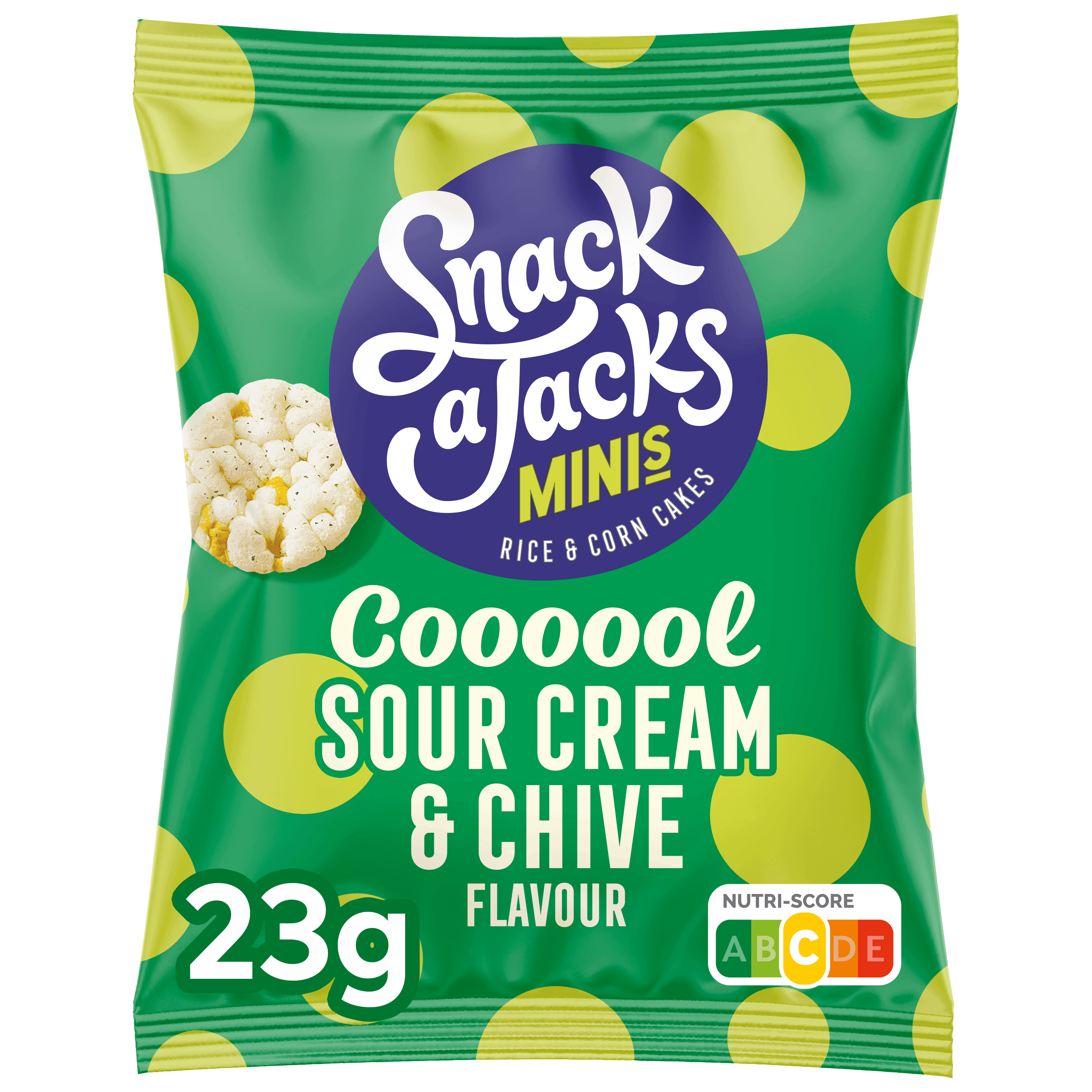 Snack A Jacks Rijstwafels Sour Cream bieslook