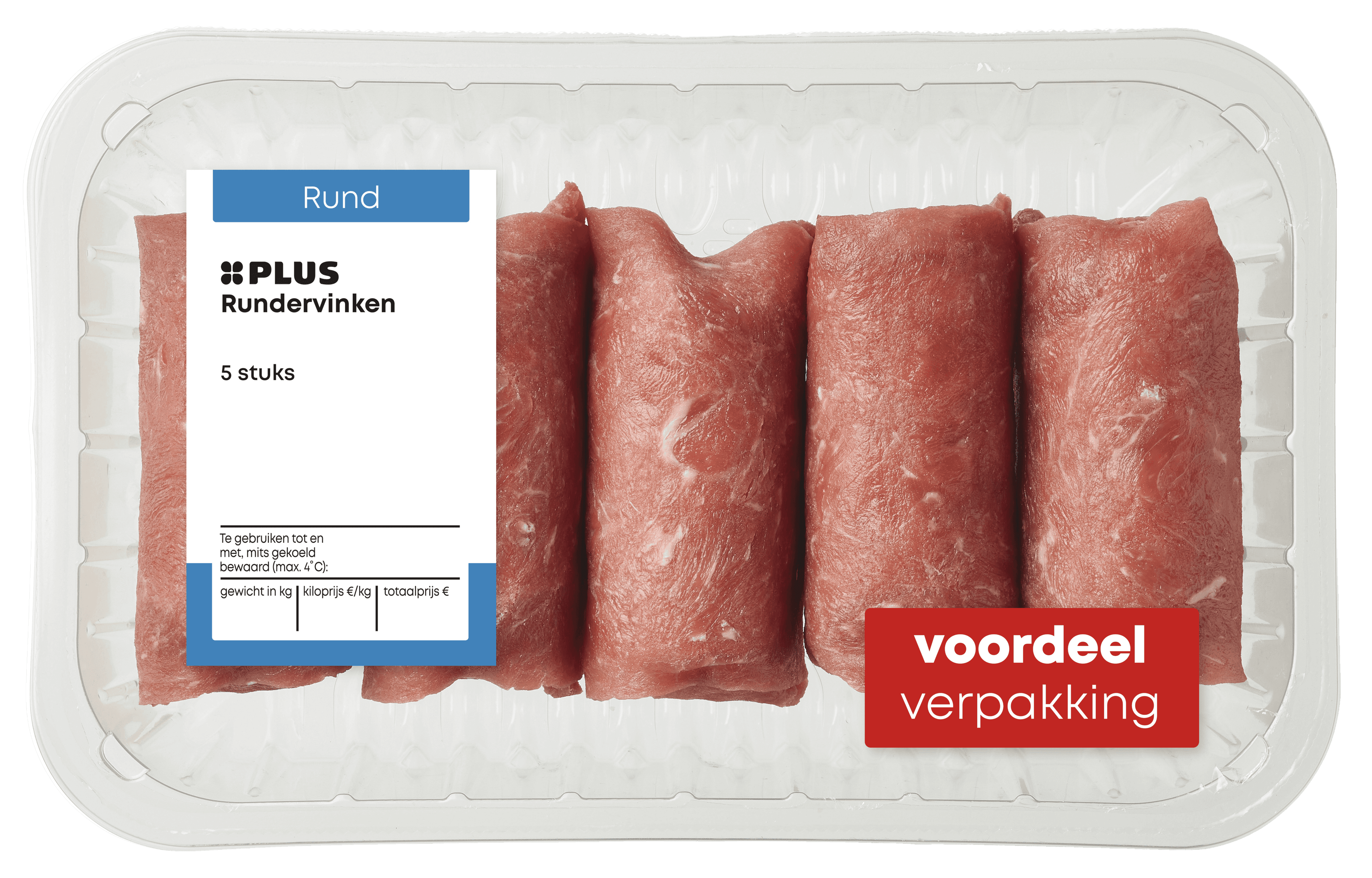 PLUS Rundervinken 5st.