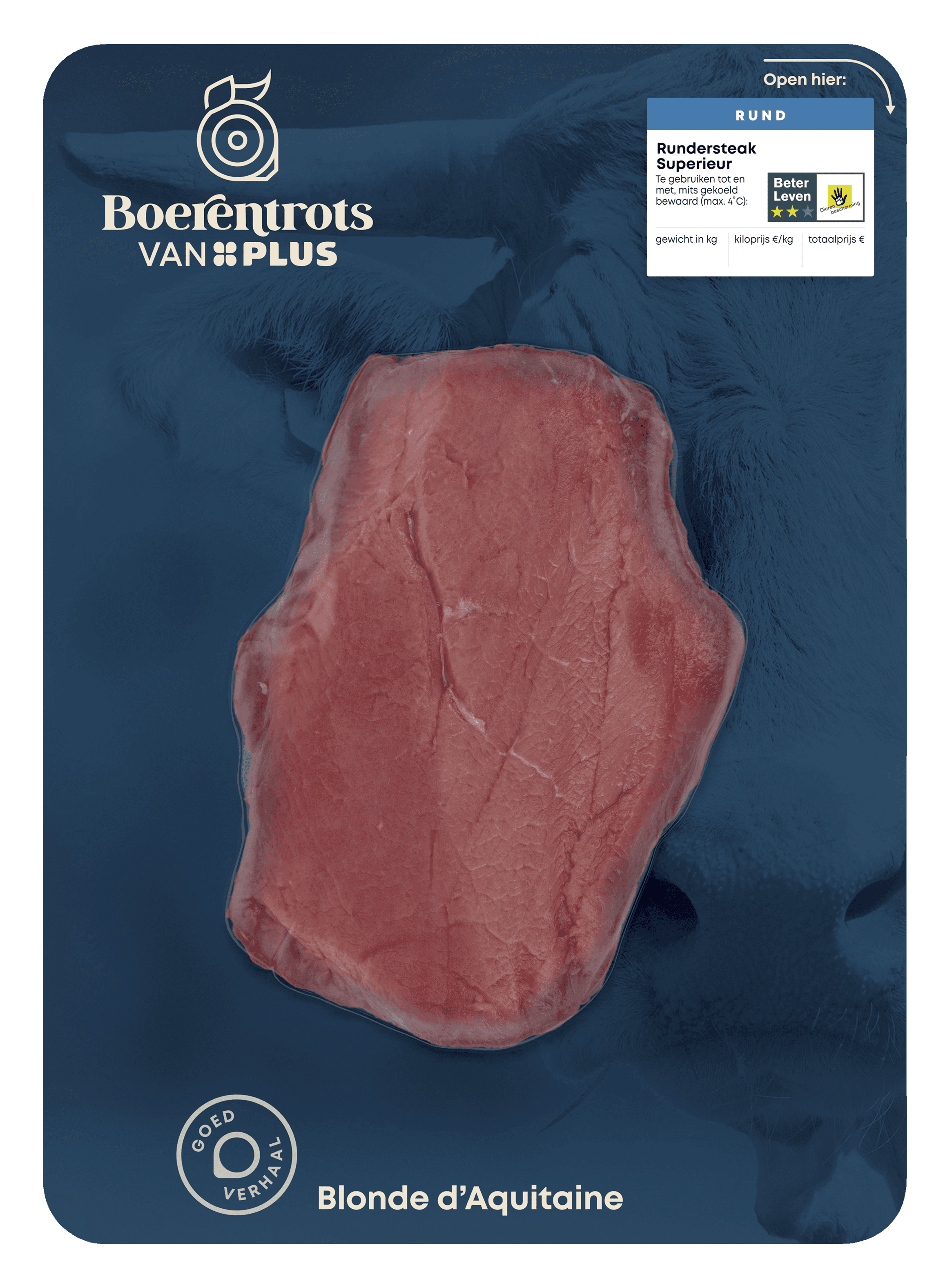 PLUS Boerentrots Runder steak superieur
