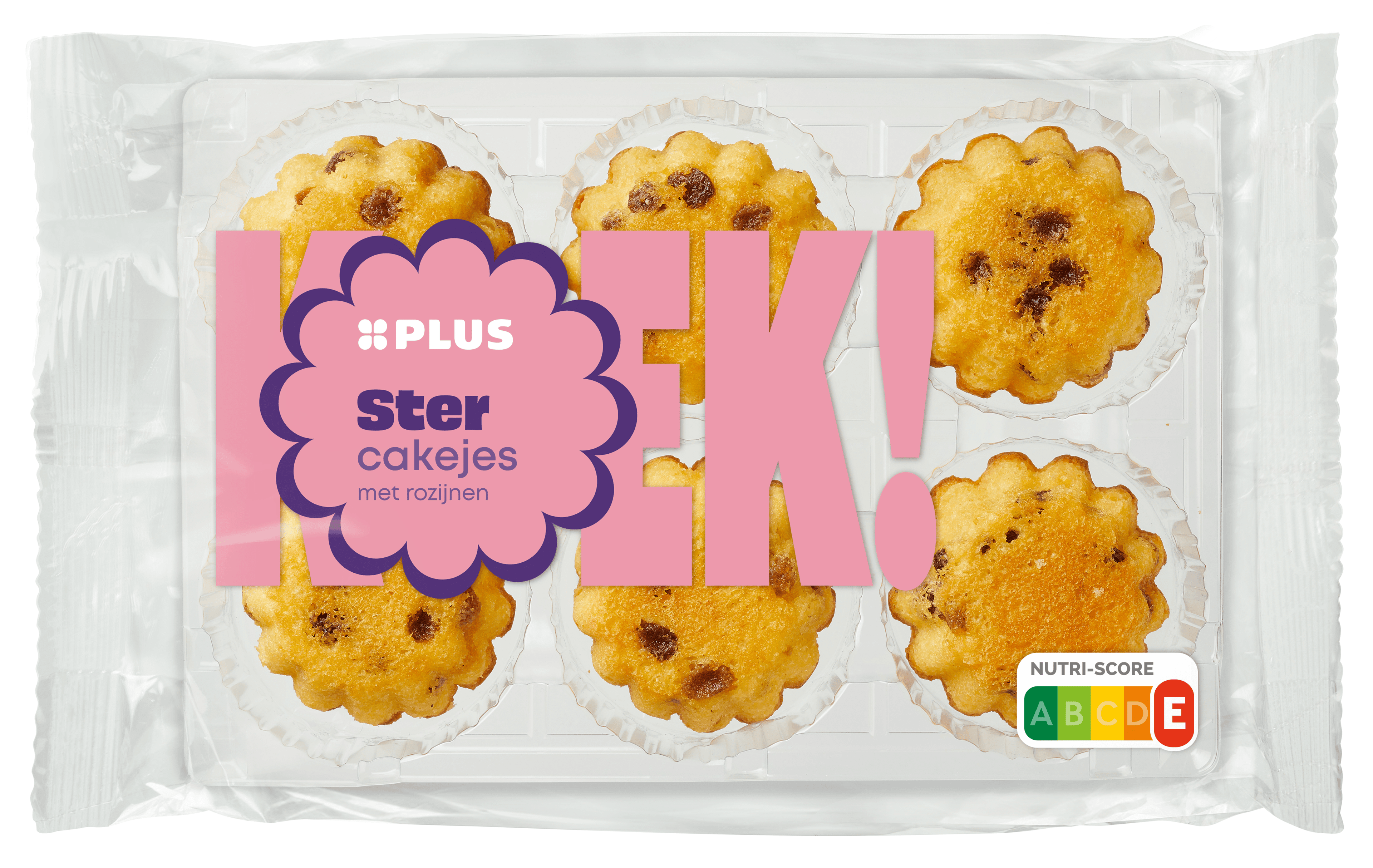 PLUS Stercakejes Rozijnen 6 stuks