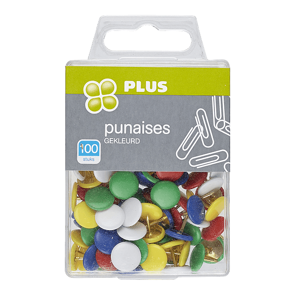PLUS Punaises gekleurd