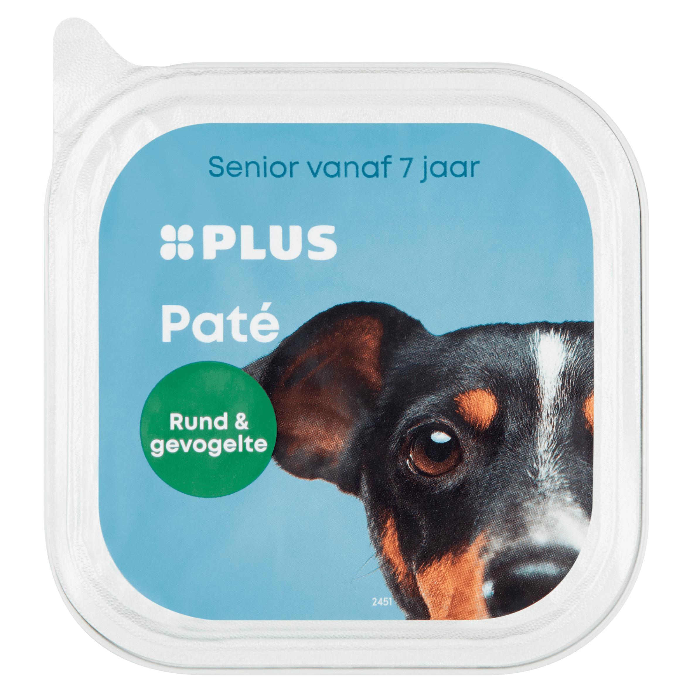 PLUS Honden paté Rund & gevogelte