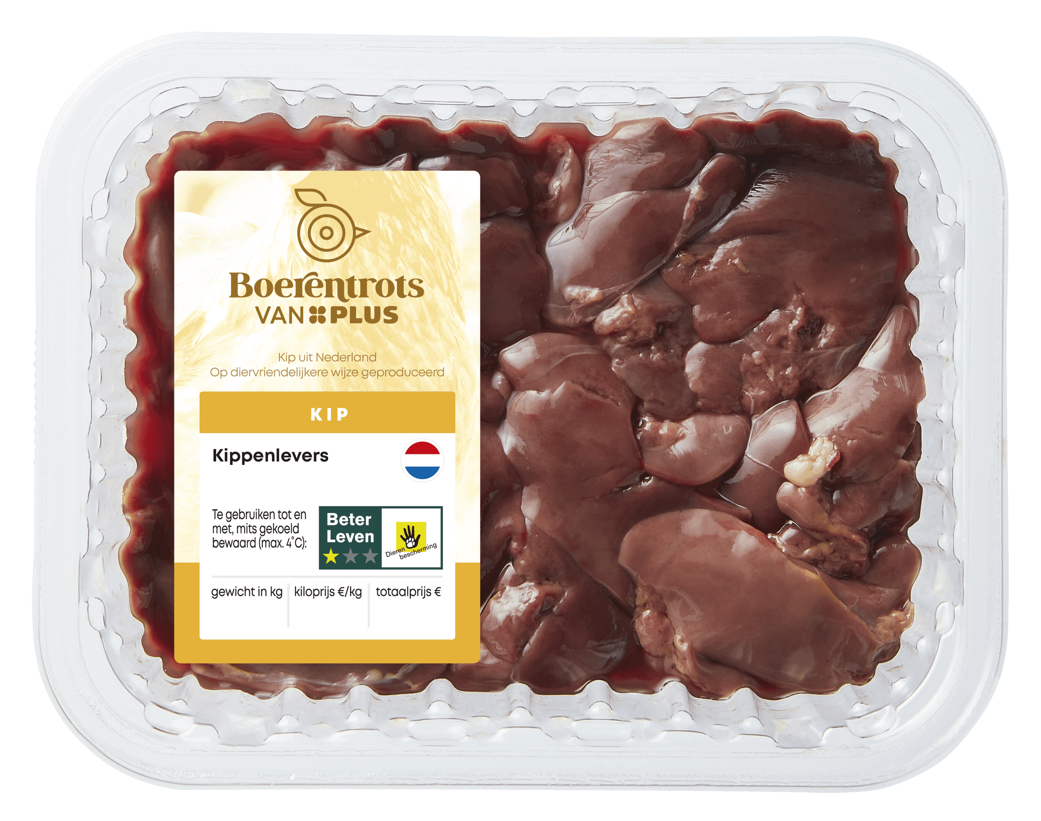 PLUS Boerentrots Kippenlevers