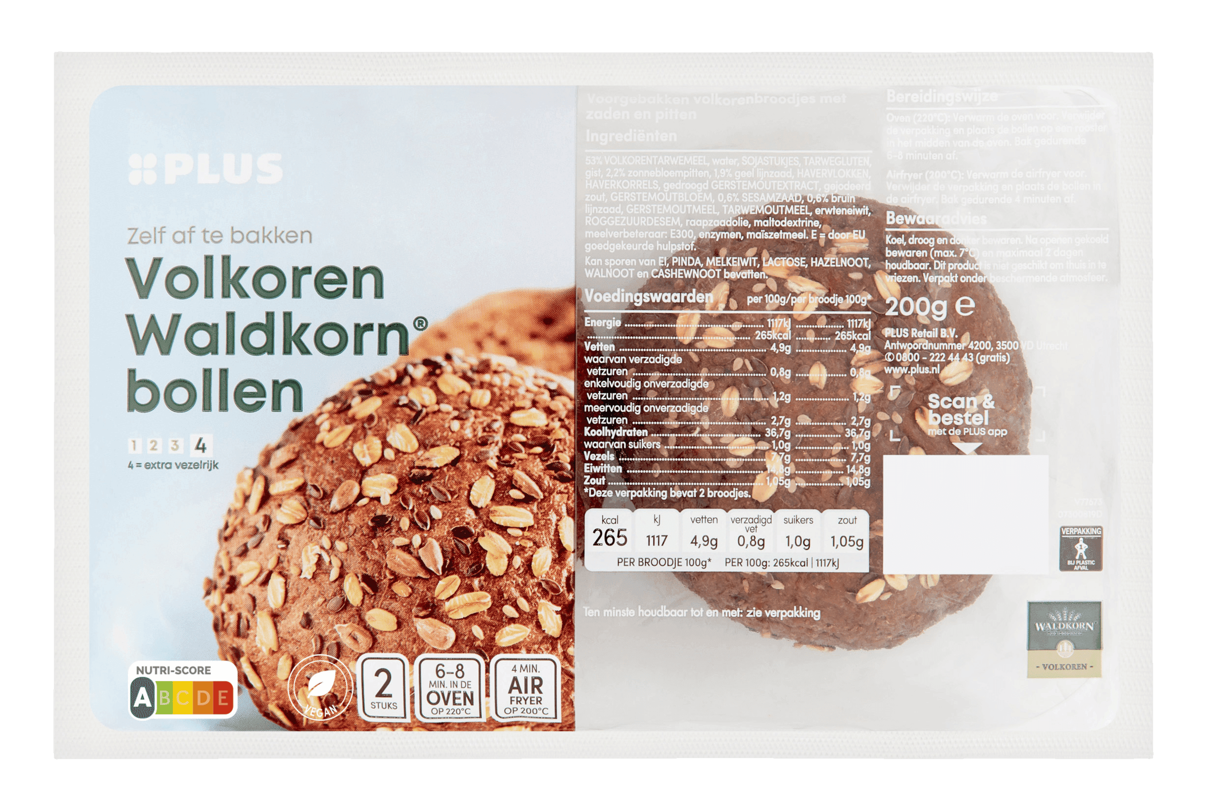 PLUS Waldkornbollen 
