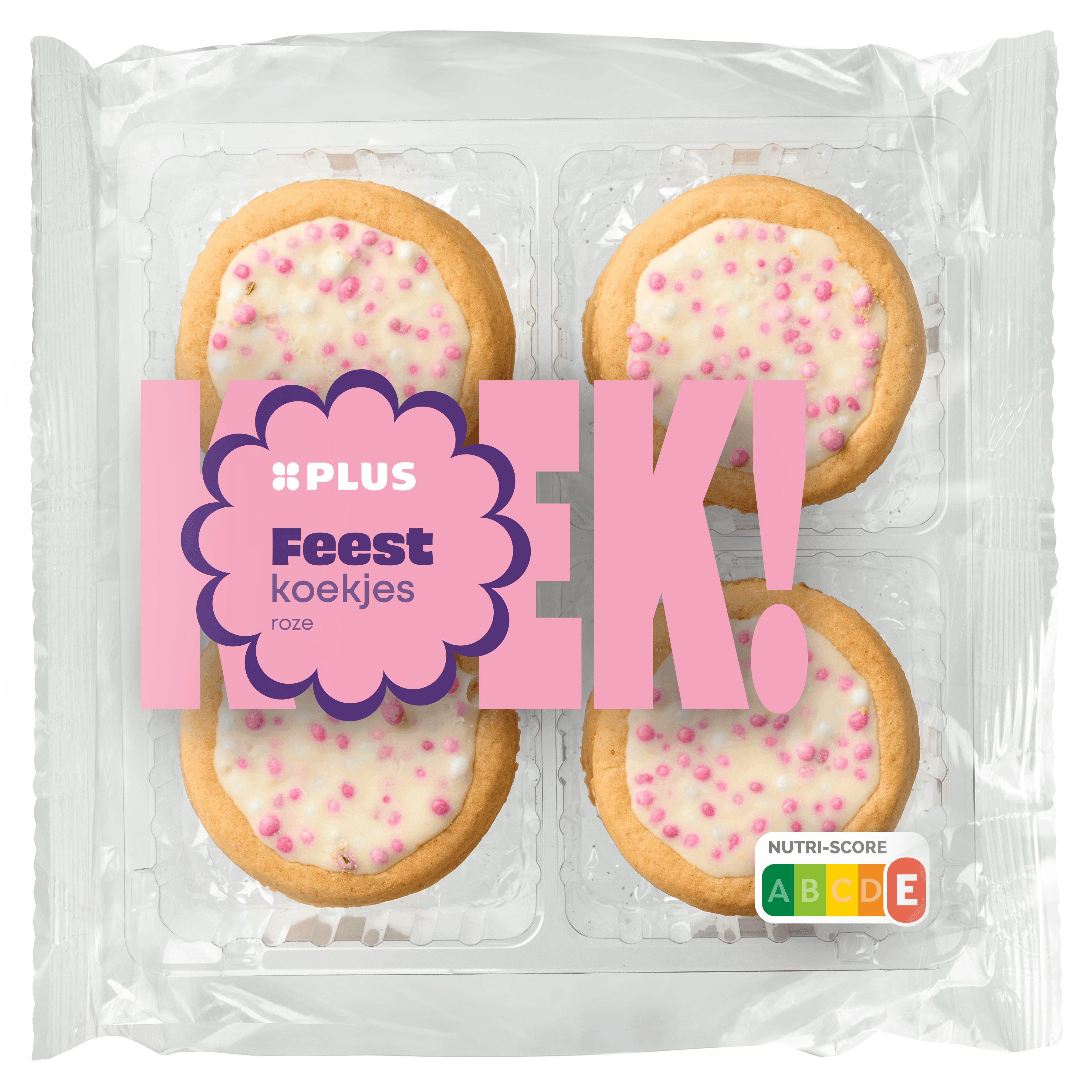 PLUS Feestkoek roze