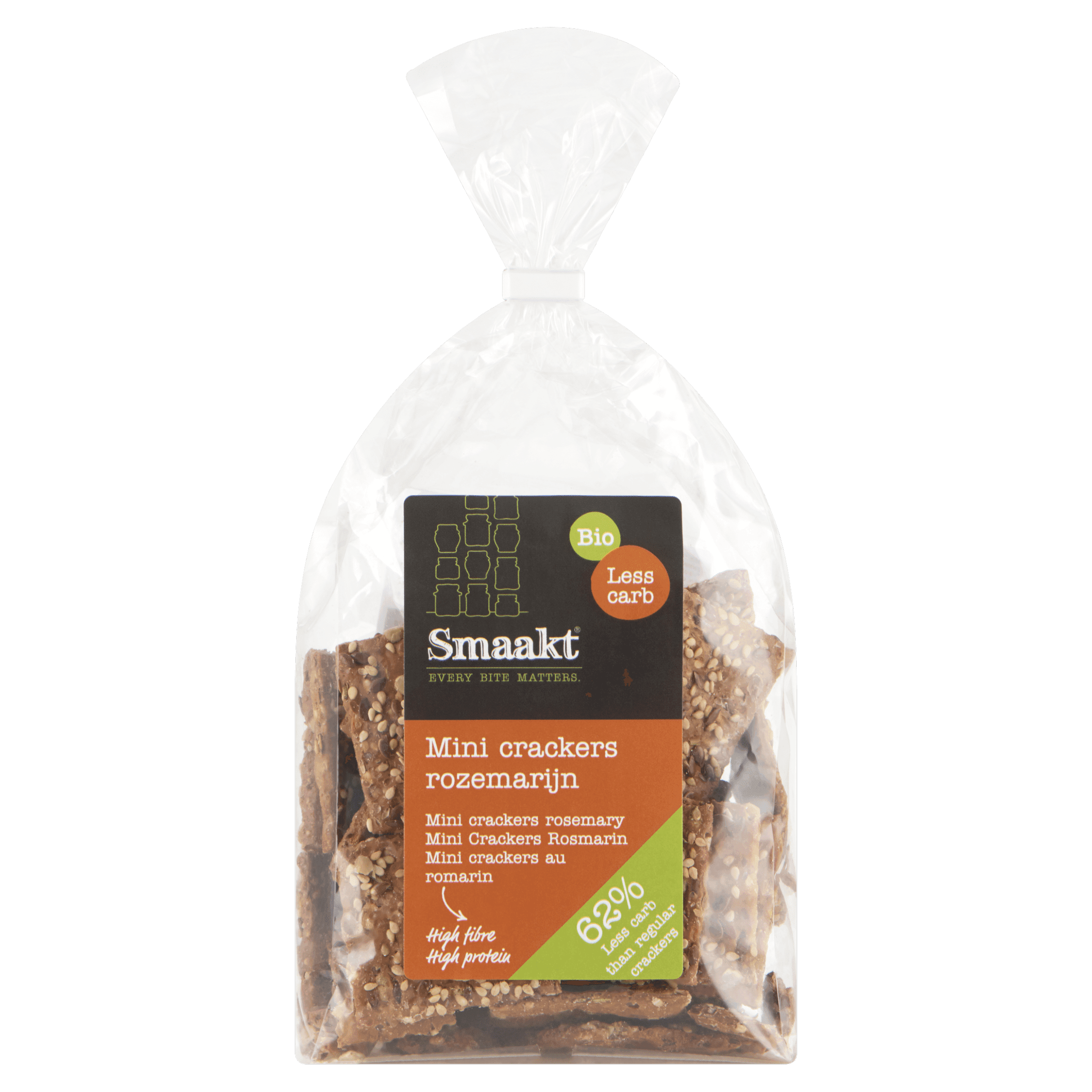 Smaakt Less Carb Minicracker rozemarijn