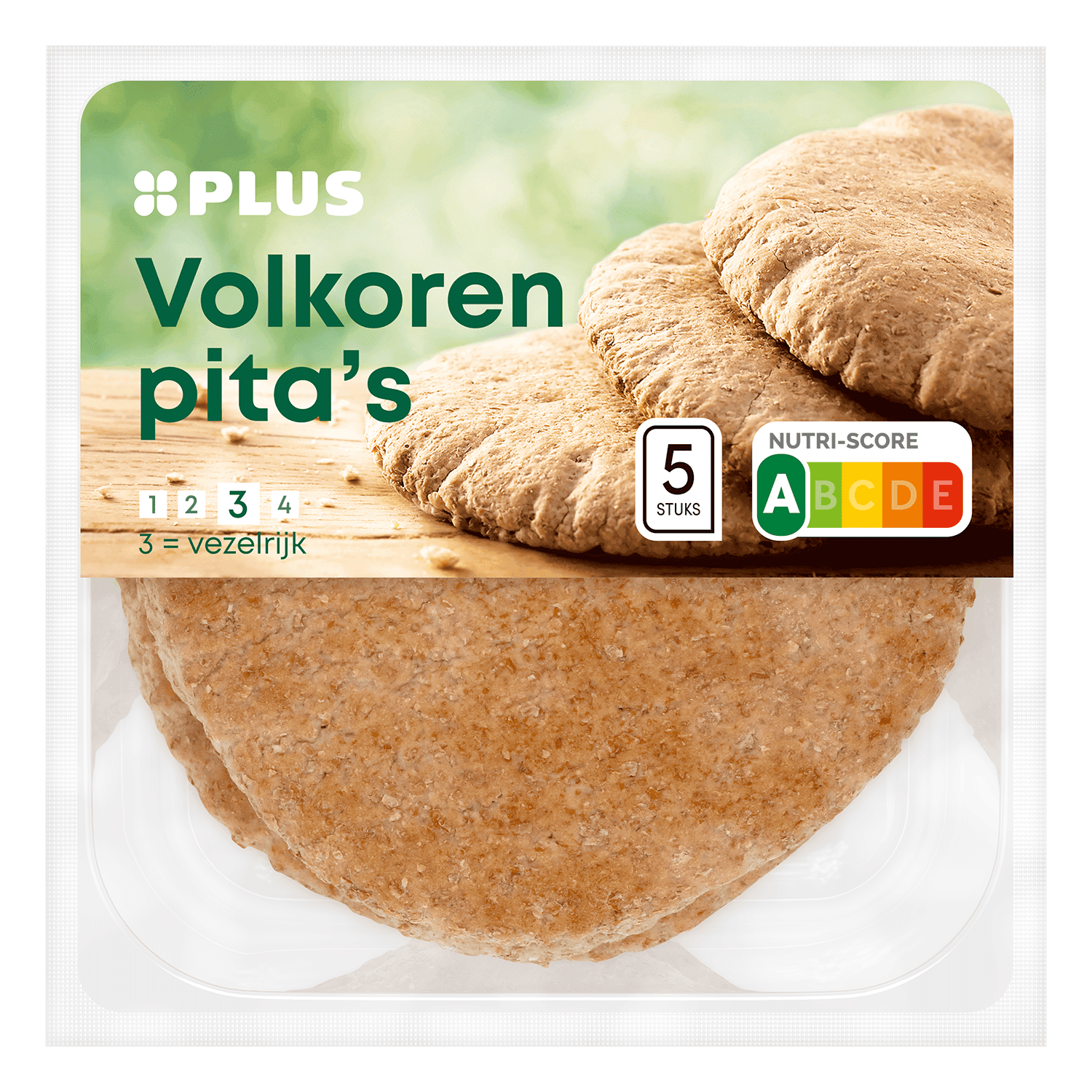 PLUS Volkoren maaltijd pita's