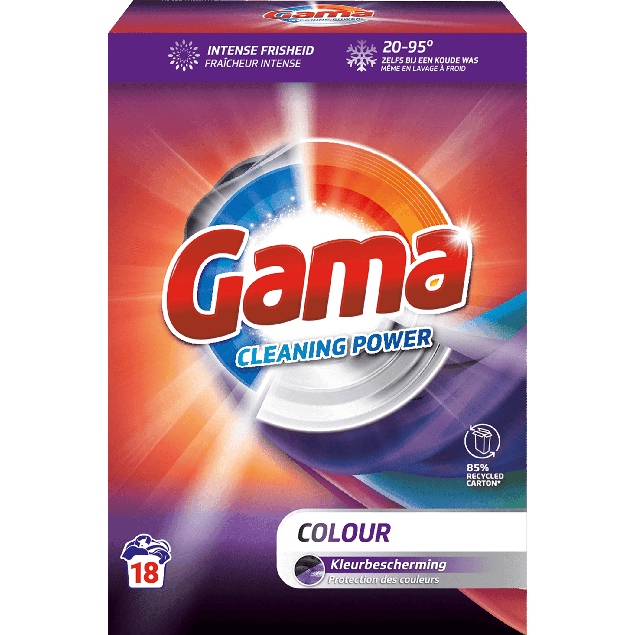 Gama poeder wasmiddel regulier 18sc