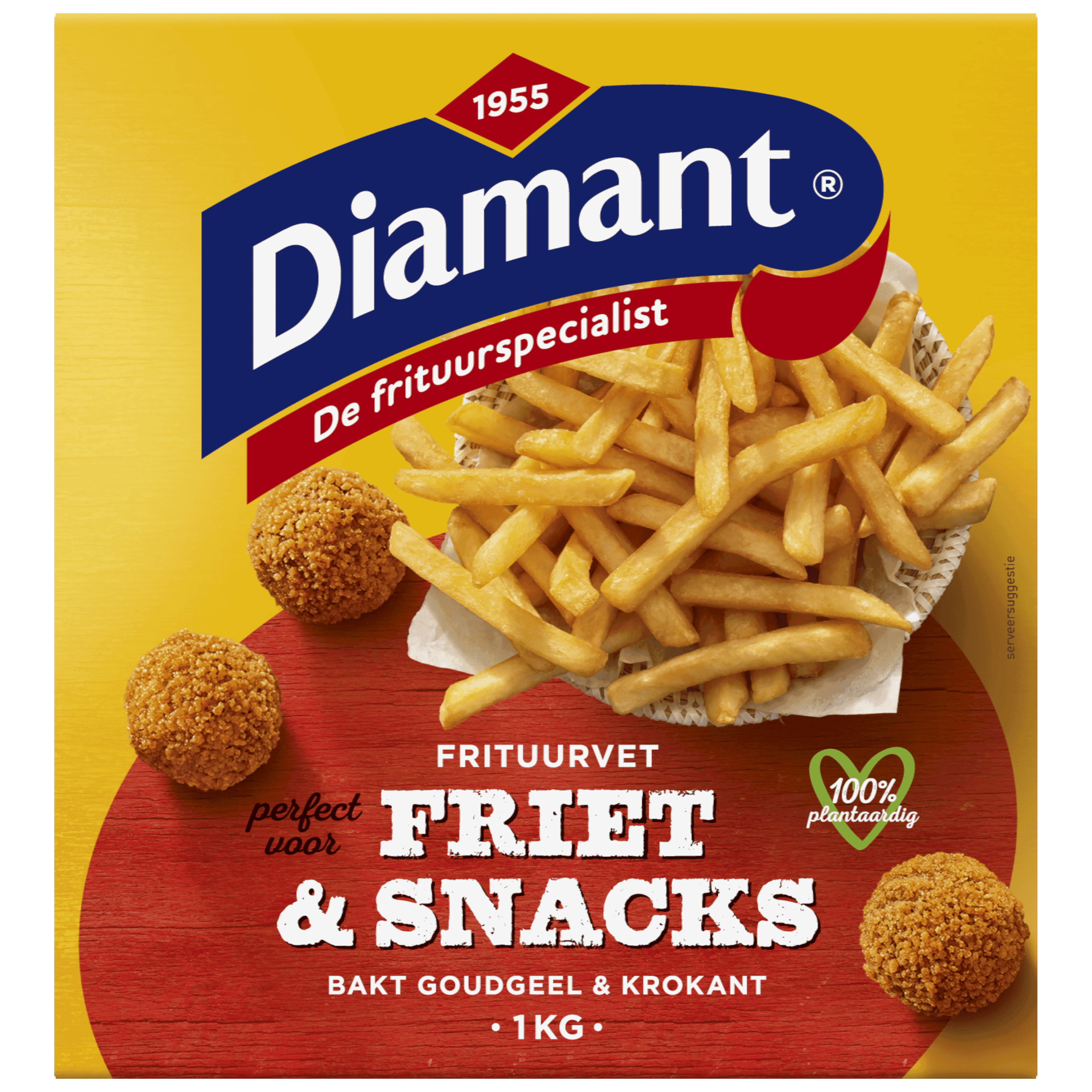 Diamant Frituurvet vast original