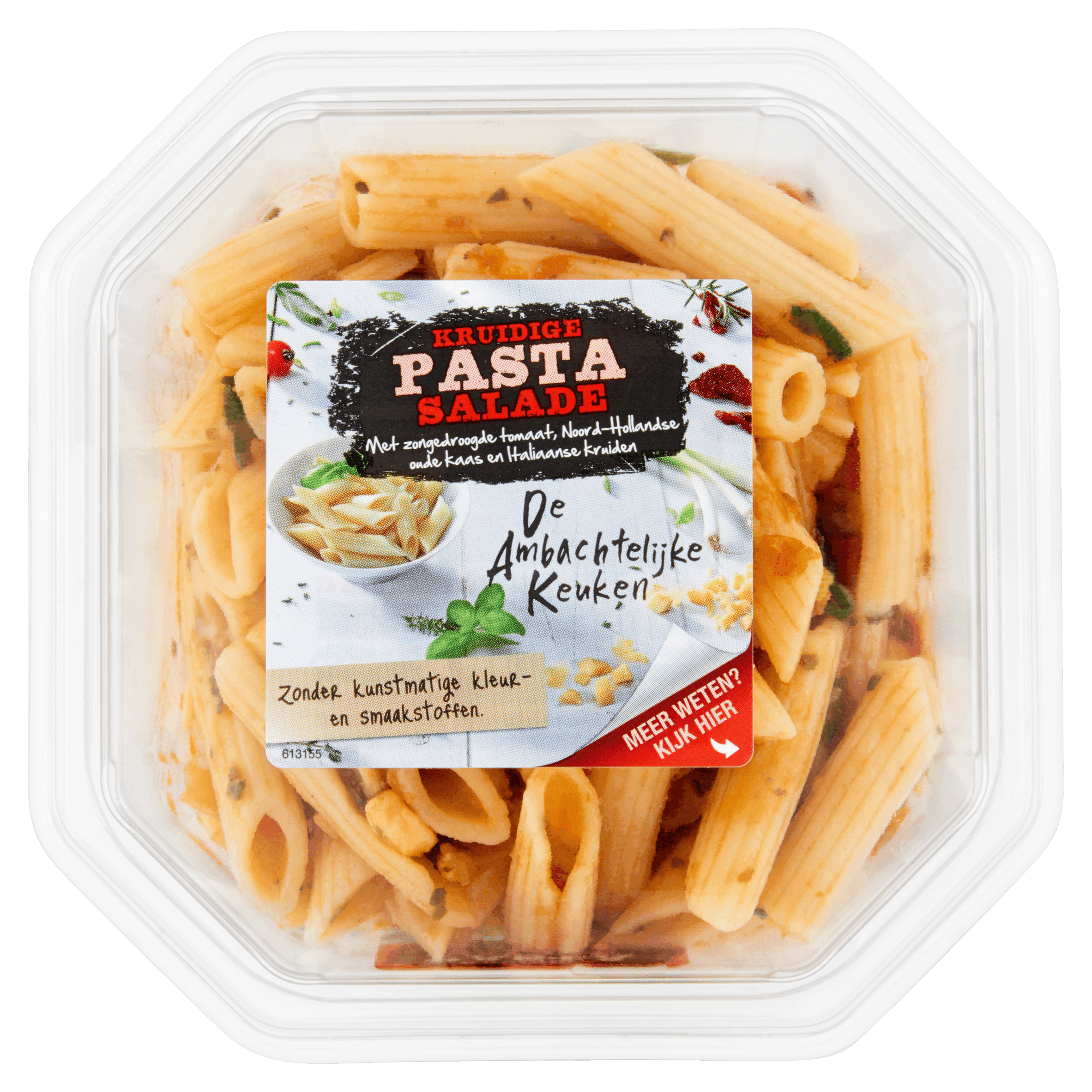 Ambachtelijke Keuken Pasta zongedroogde tomaat salade