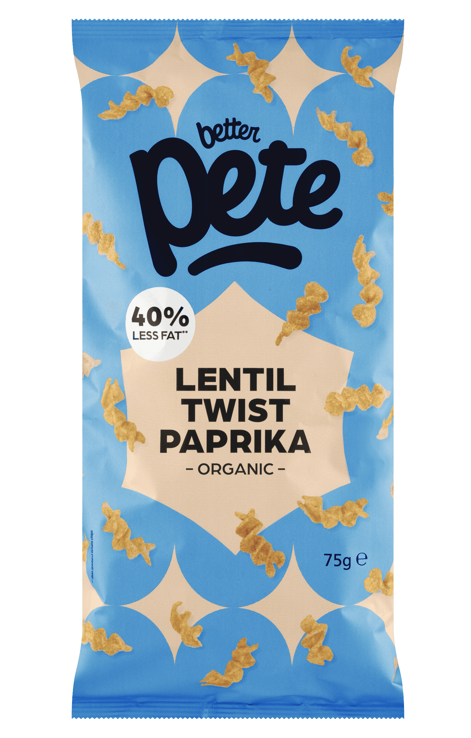 Better Pete Lentil twist paprika bio