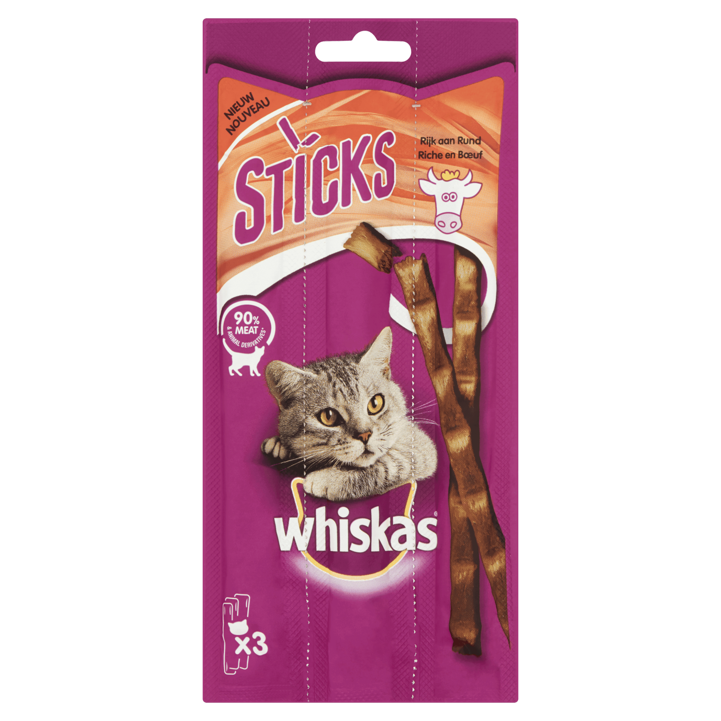 Whiskas Sticks Rund Kattensnack