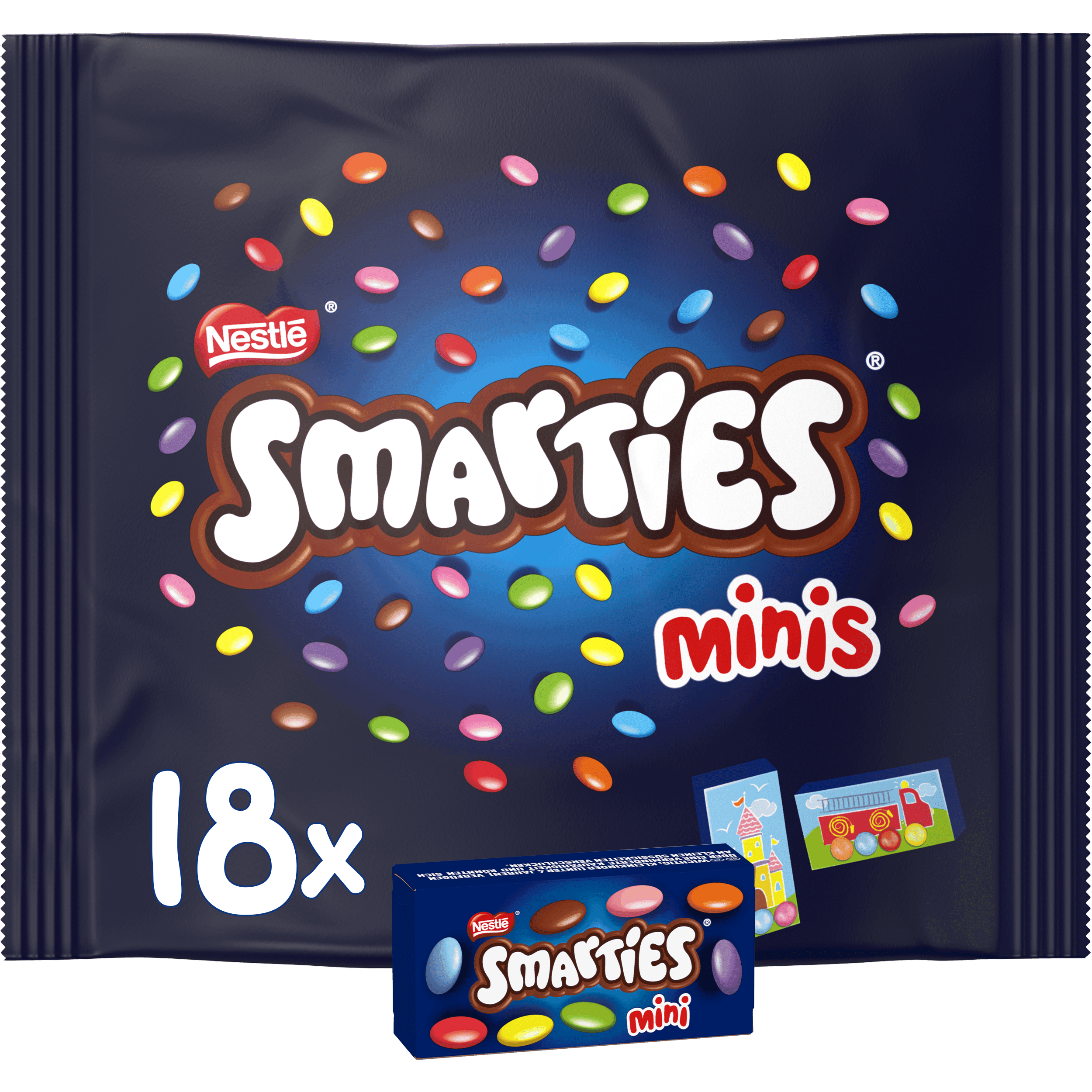 Smarties Mini melk chocolade uitdeelzak