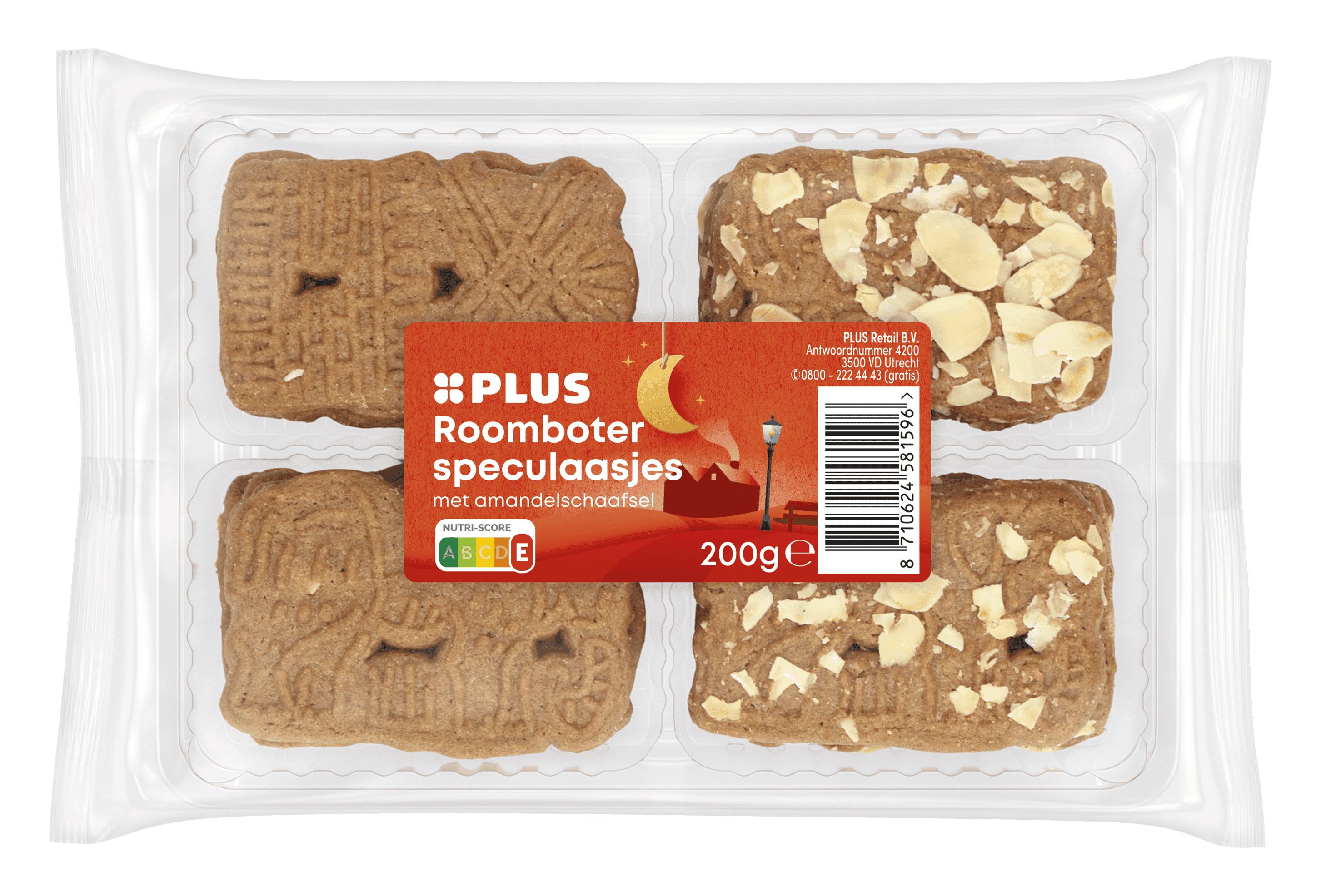 PLUS Roomboter speculaasjes met amandel