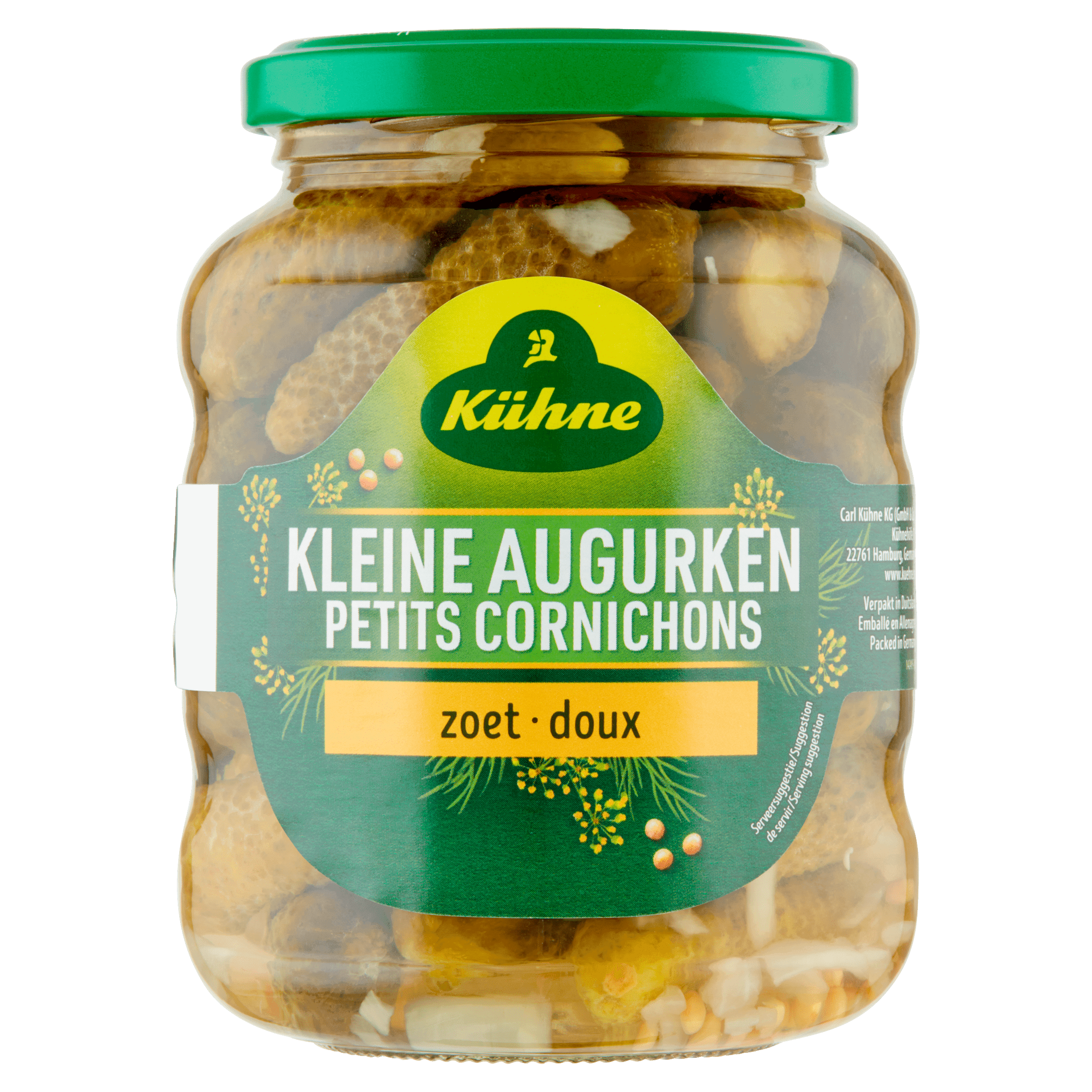 Kühne Kleine augurken zoet