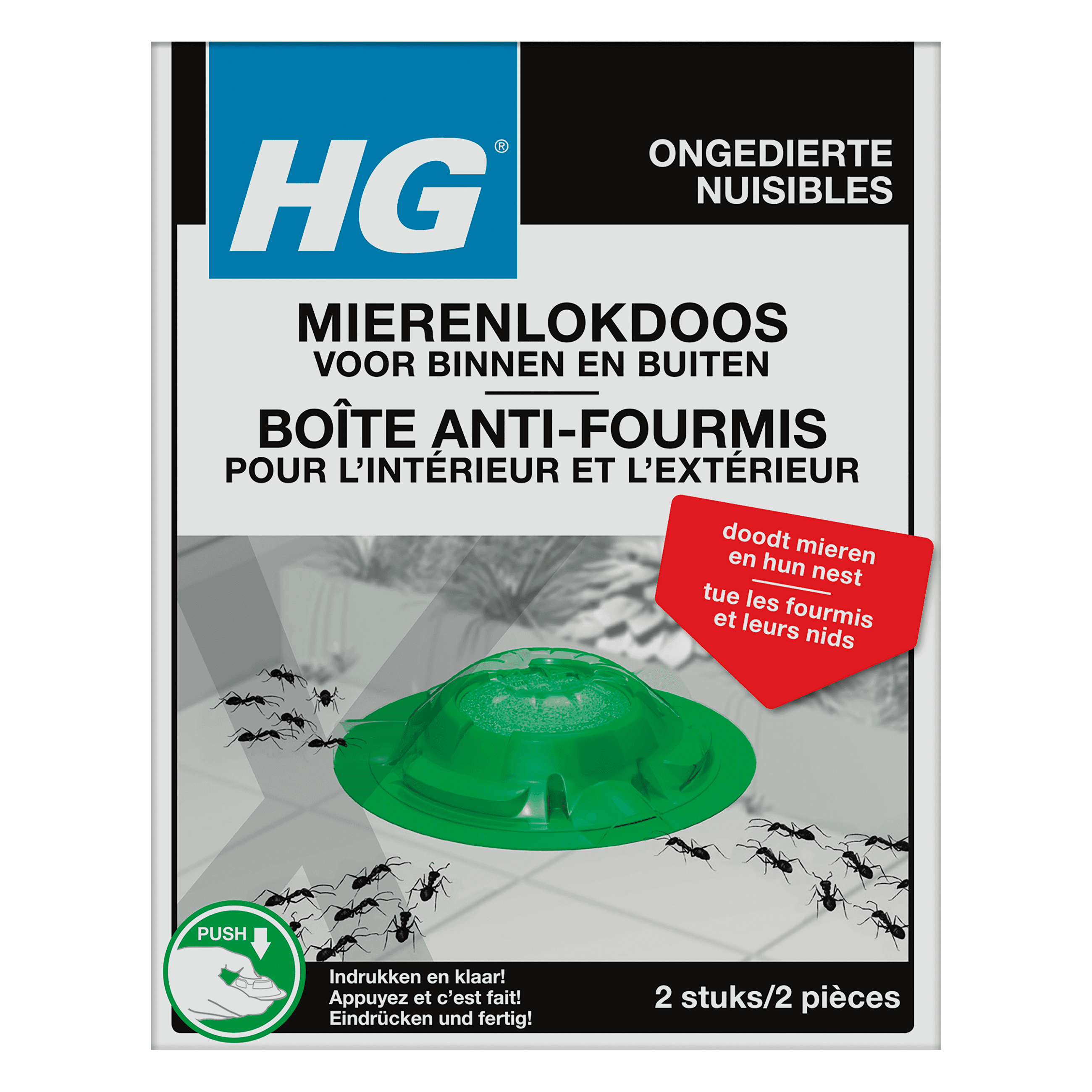 HGX Mierenlokdoos binnen en buiten