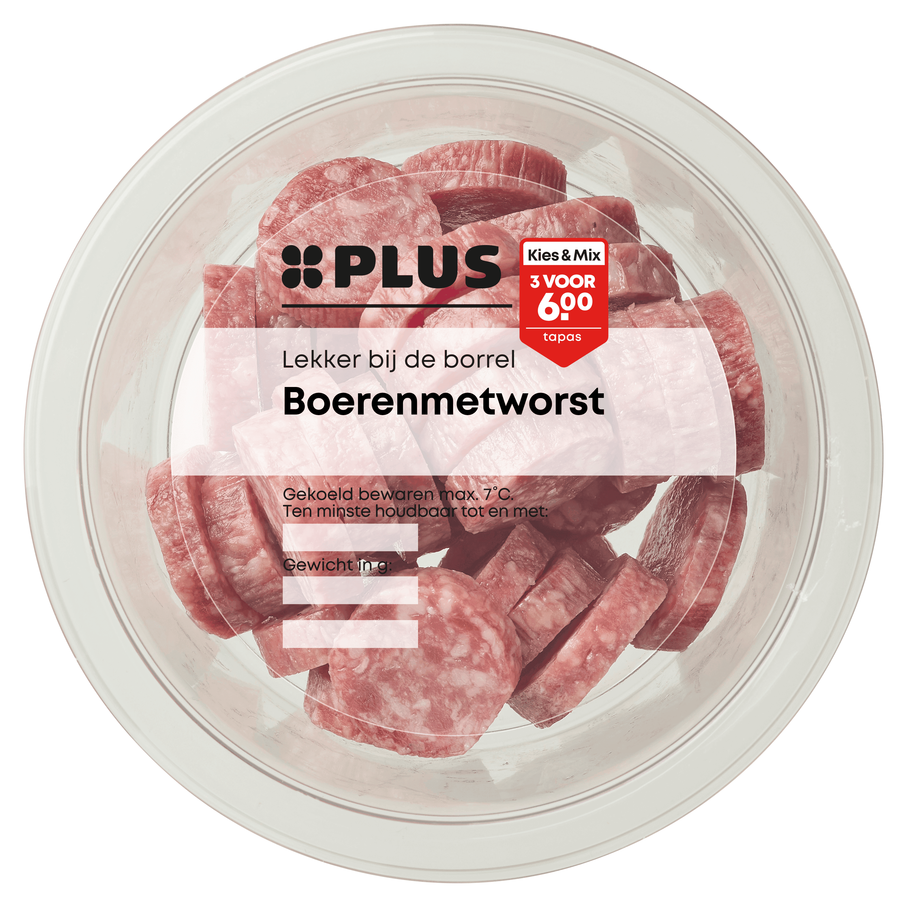 PLUS Boerenmetworst
